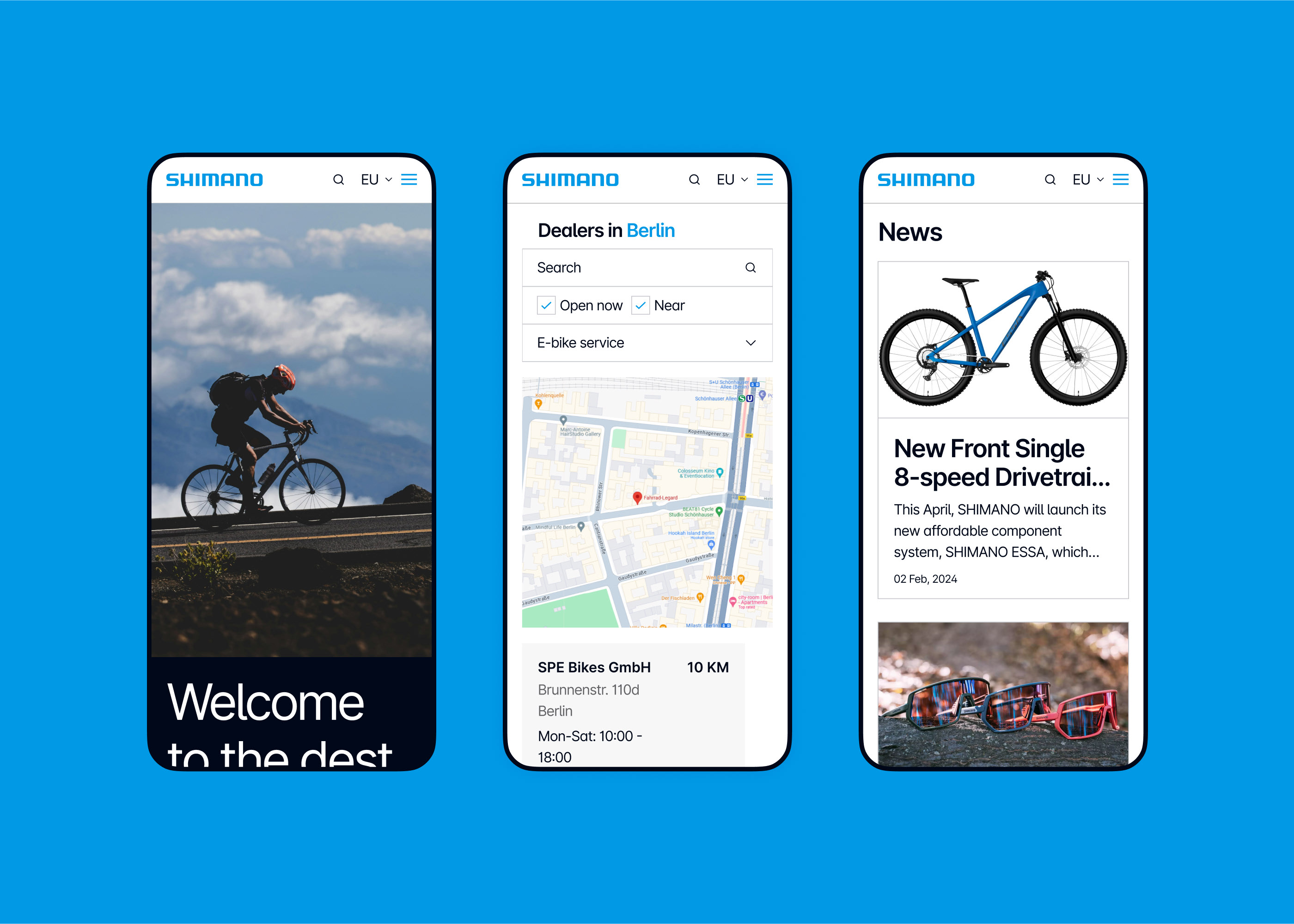 Shimano Bike Redesign — Изображение №4 — Интерфейсы на Dprofile