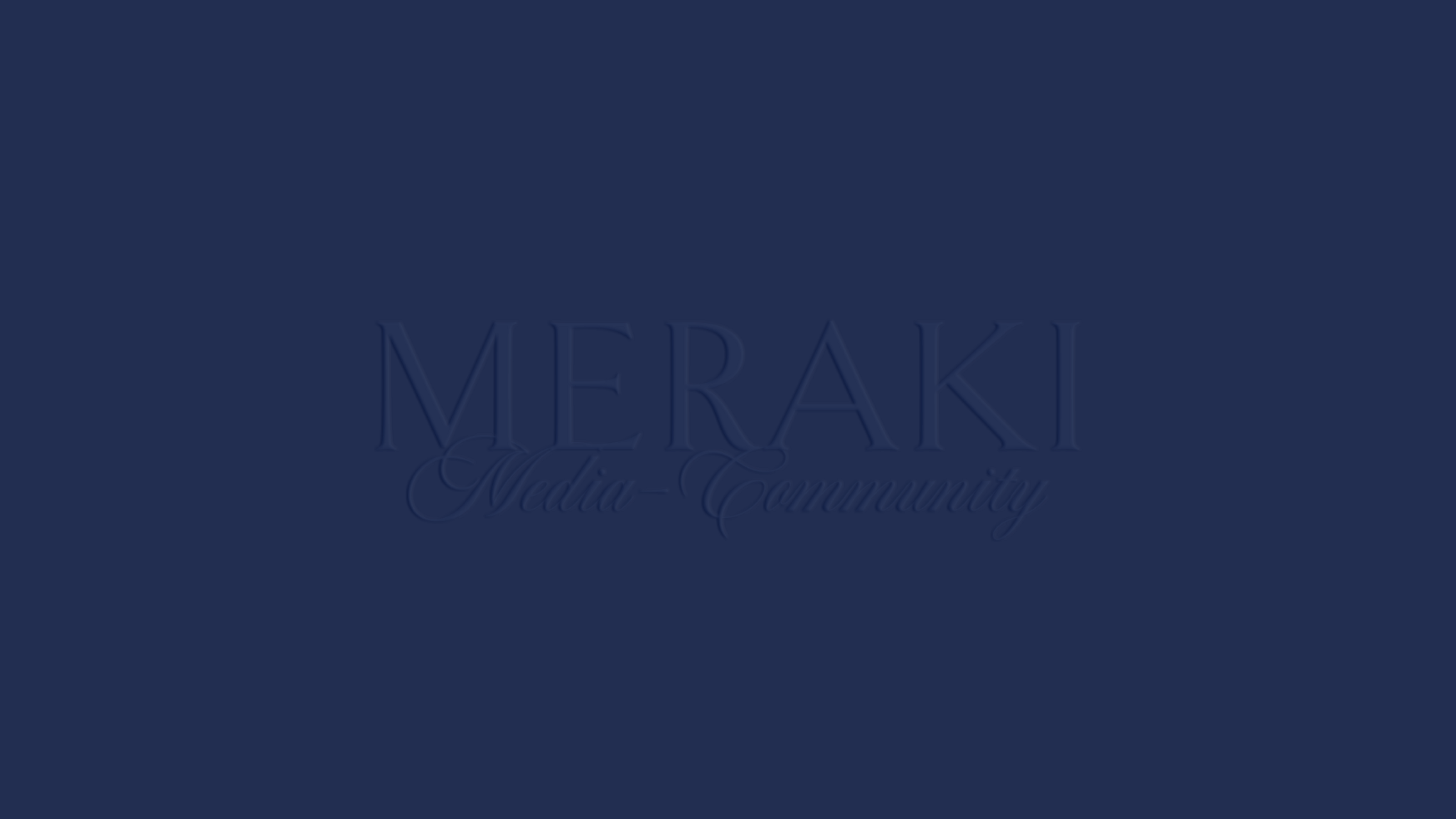 MERAKI | BRAND IDENTITY FOR THE MEDIA-COMMUNITY — Изображение №1 — Брендинг, Графика на Dprofile