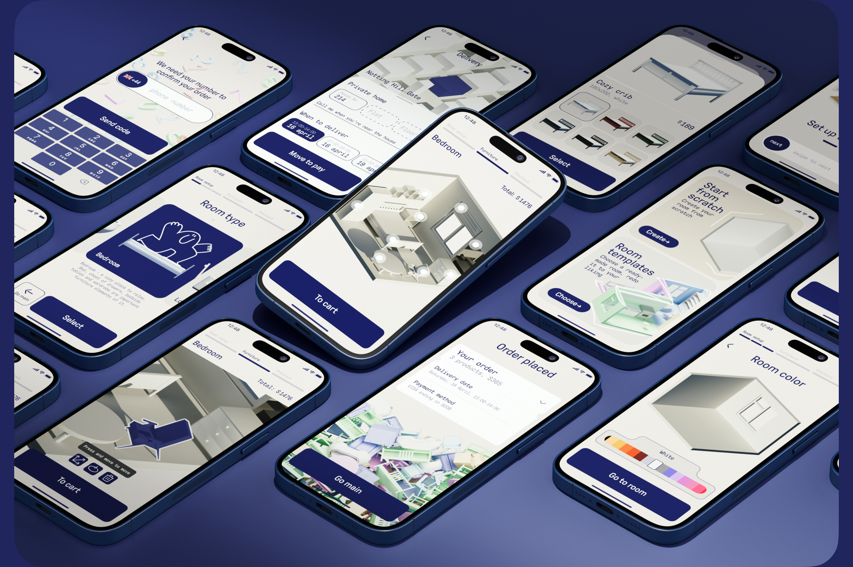 Room Designer app — Изображение №11 — Интерфейсы, 3D на Dprofile