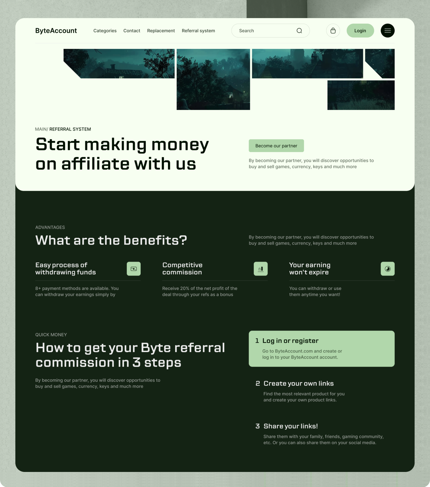 Интернет магазин | ByteAccount — Изображение №6 — Интерфейсы на Dprofile