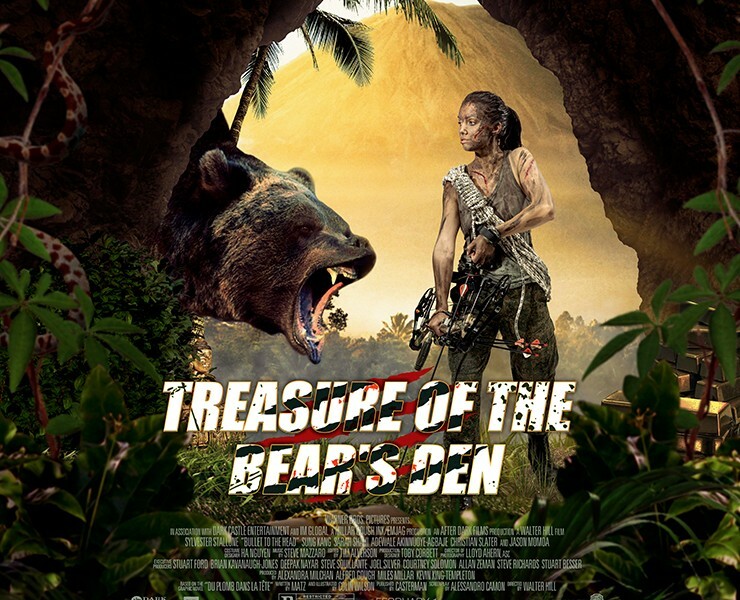 Treasure of bear's den - learning how to make posters — Графика на Dprofile
