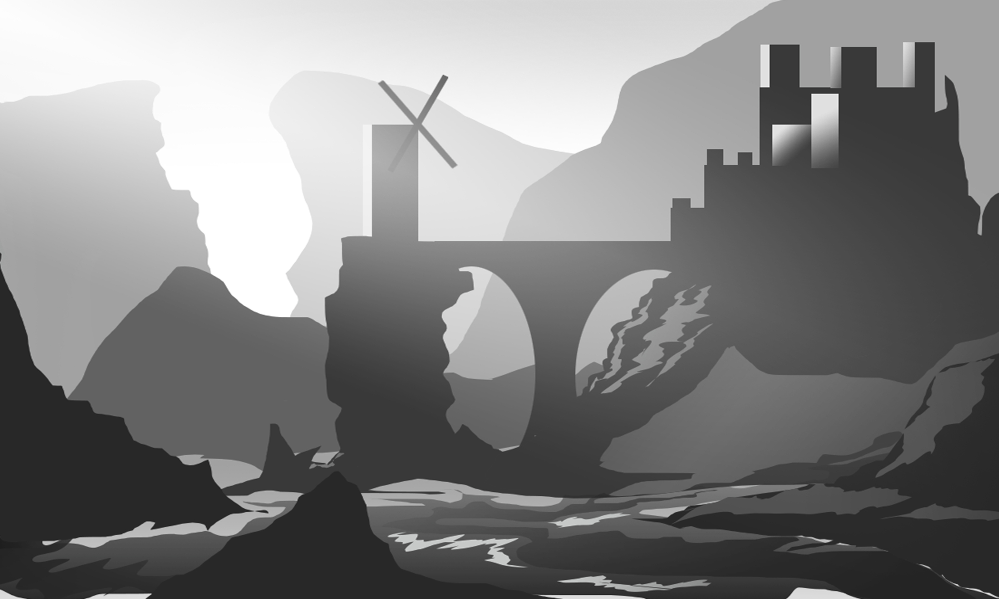 Castle in the mountains — Изображение №2 — Графика на Dprofile