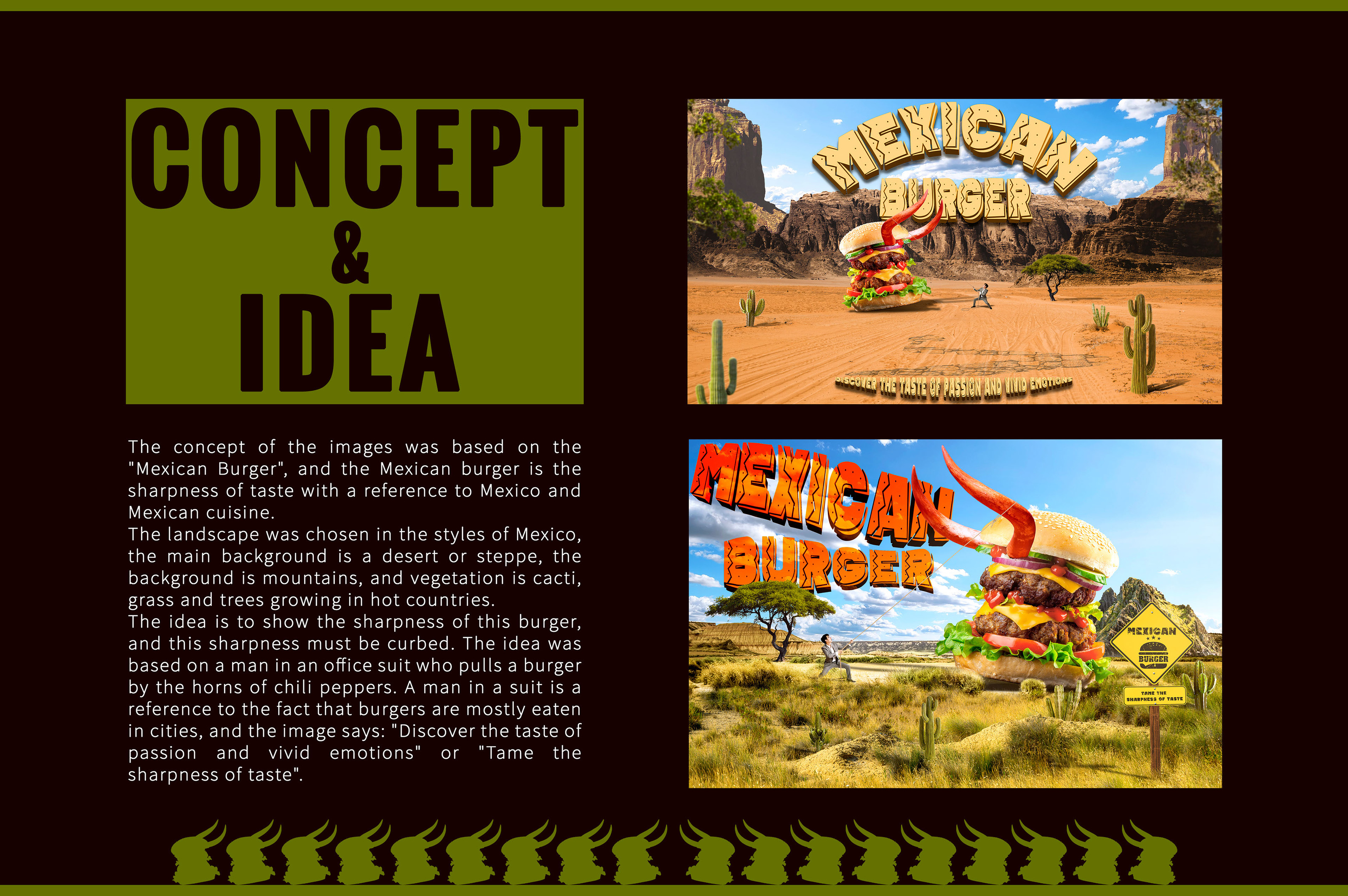Mexican Burger — Изображение №3 — Графика, Маркетинг на Dprofile