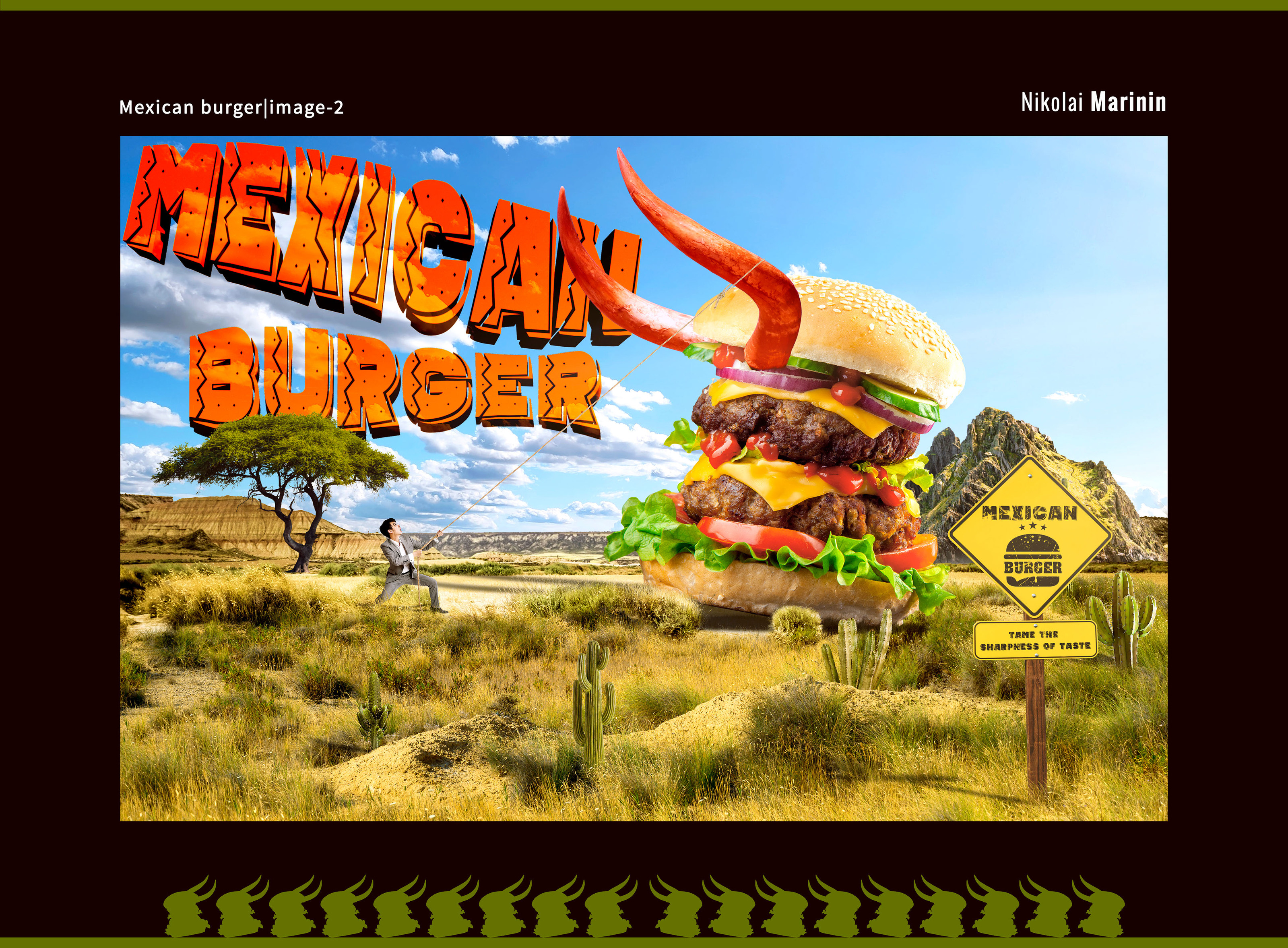 Mexican Burger — Изображение №2 — Графика, Маркетинг на Dprofile