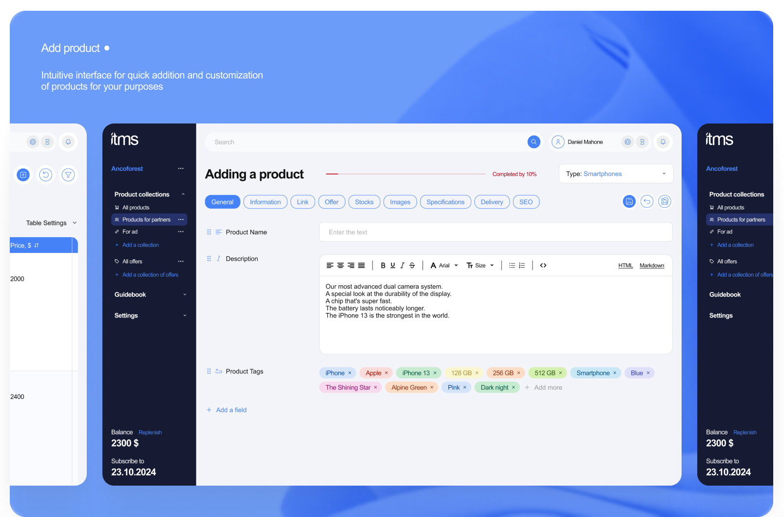 iteems — Изображение №3 — Интерфейсы на Dprofile