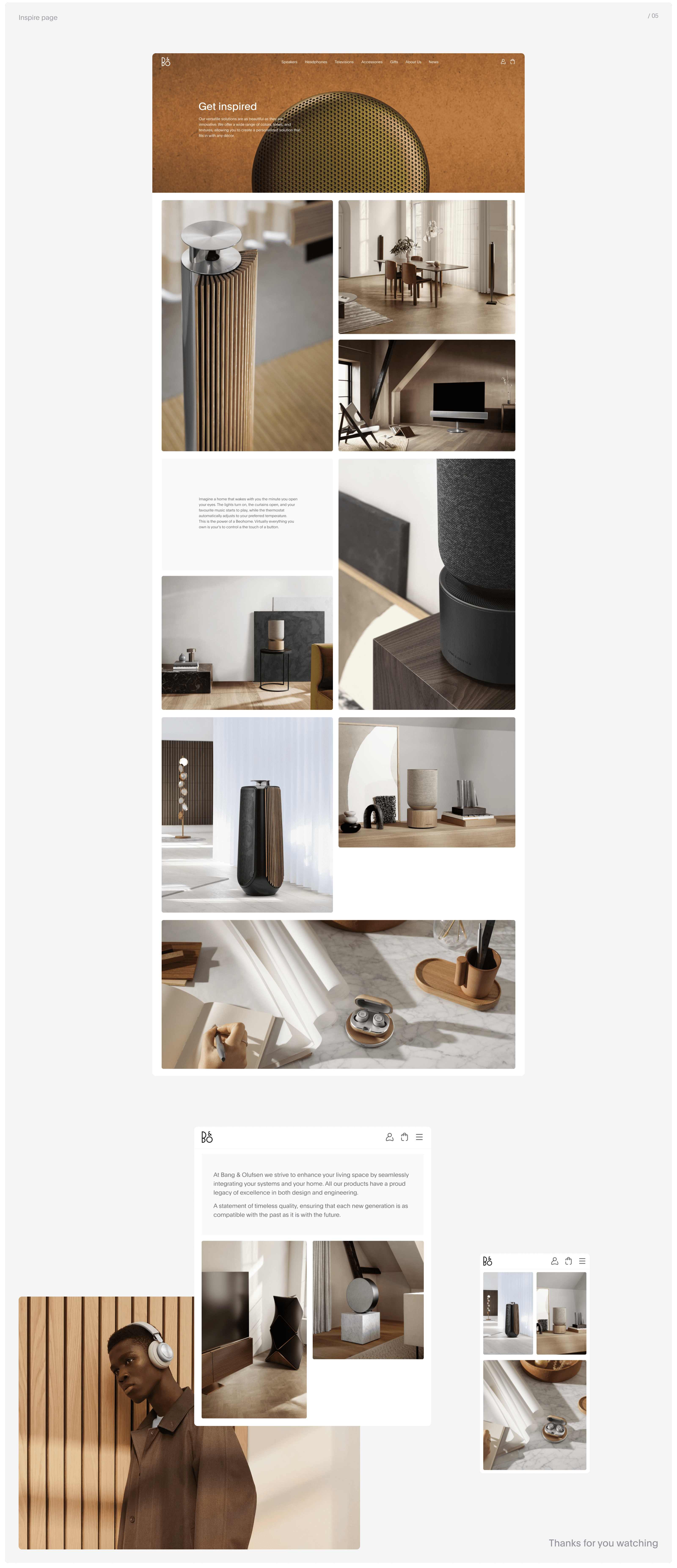 Bang & Olufsen — redesign concept — Изображение №7 — Интерфейсы на Dprofile
