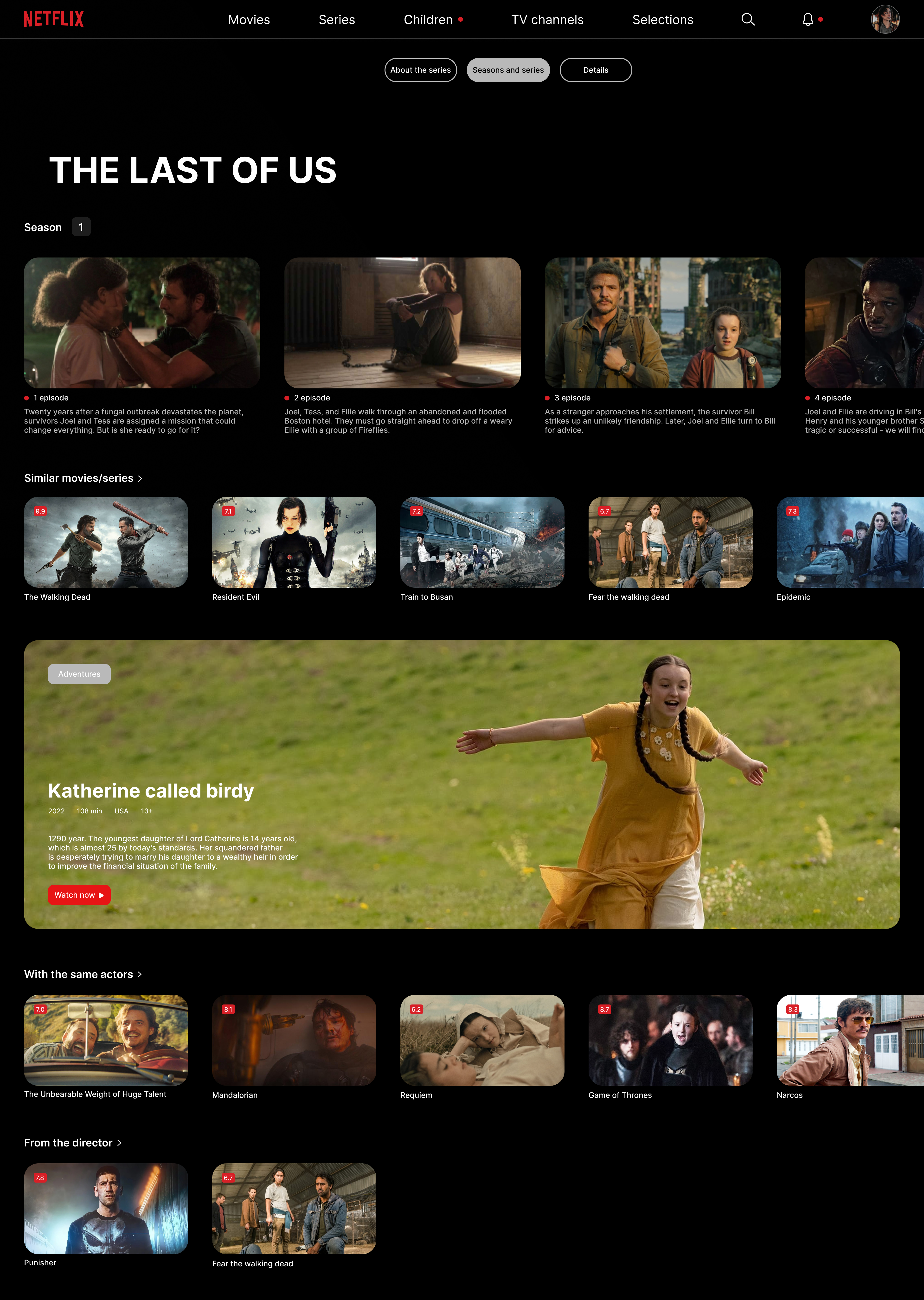 Online-cinema/Онлайн-кинотеатр — Изображение №3 — Интерфейсы на Dprofile