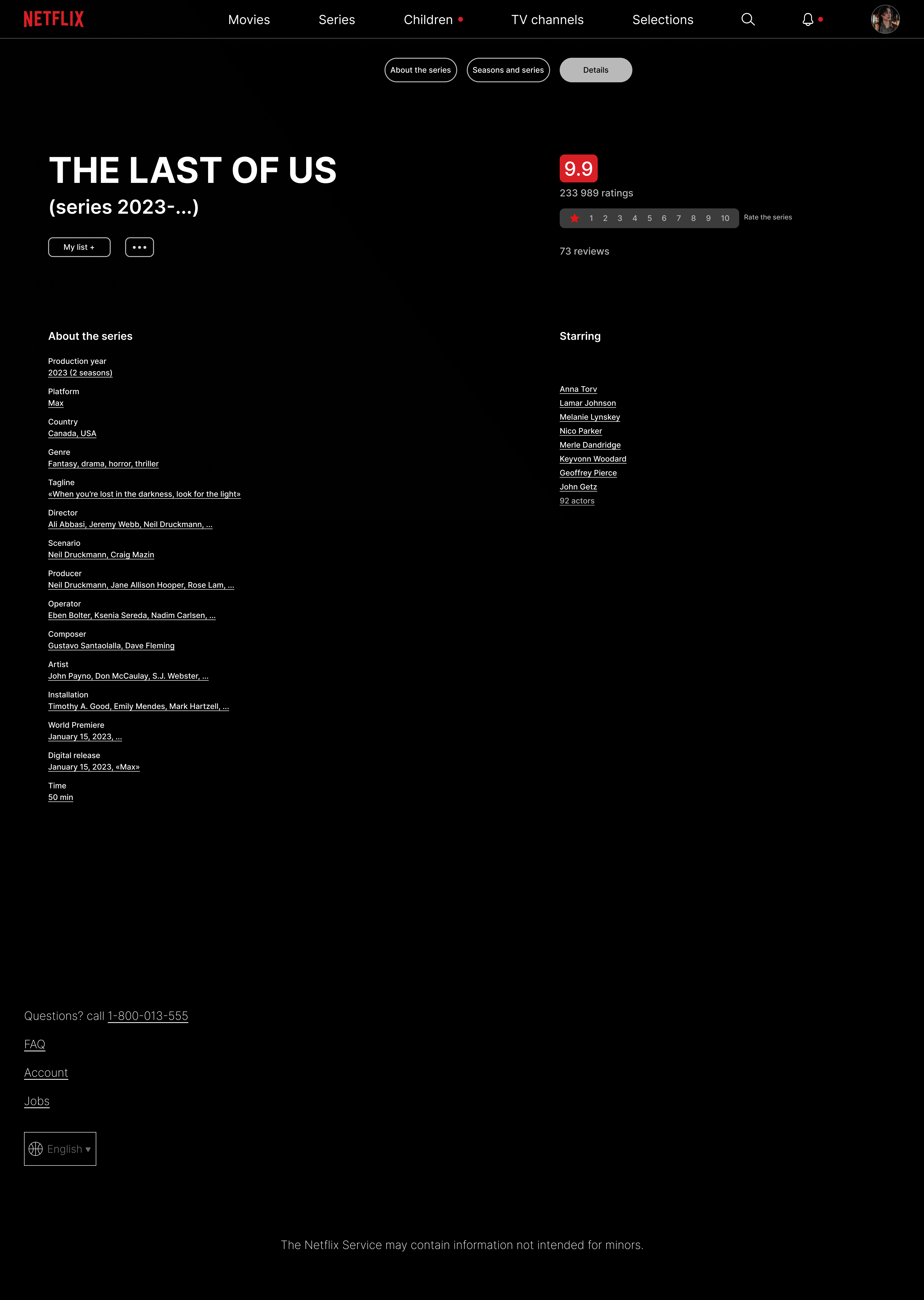 Online-cinema/Онлайн-кинотеатр — Изображение №4 — Интерфейсы на Dprofile