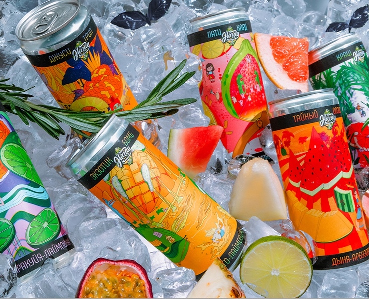 Hardypop lemonades — Брендинг, Иллюстрация на Dprofile