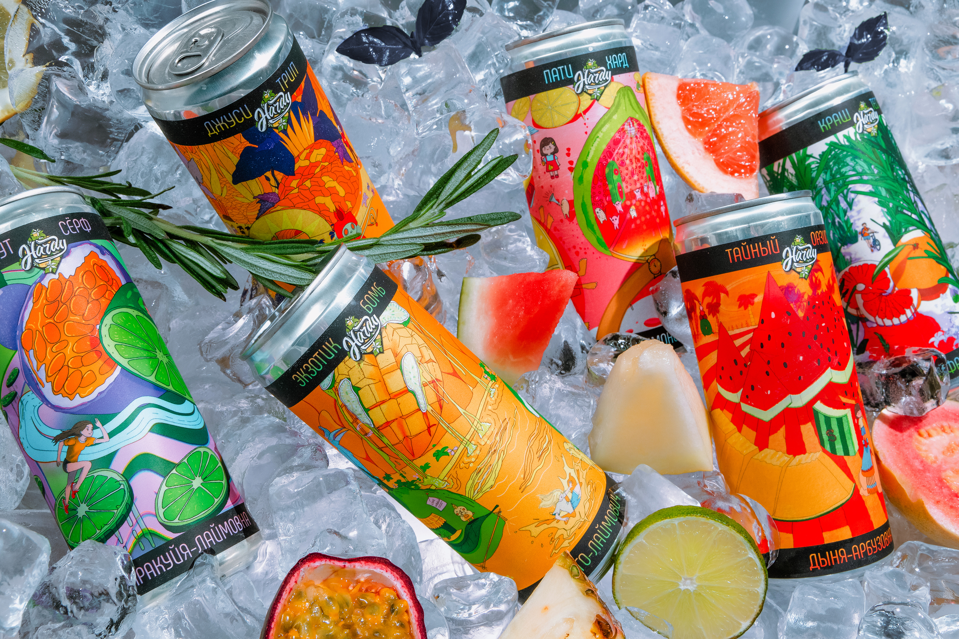 Hardypop lemonades — Изображение №1 — Брендинг, Иллюстрация на Dprofile