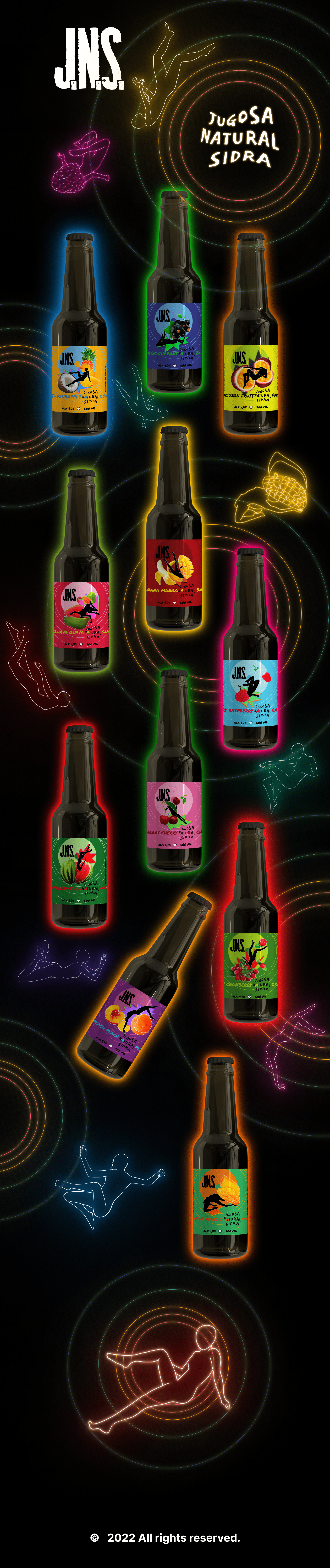 JNS ciders — Изображение №1 — Брендинг, Иллюстрация на Dprofile