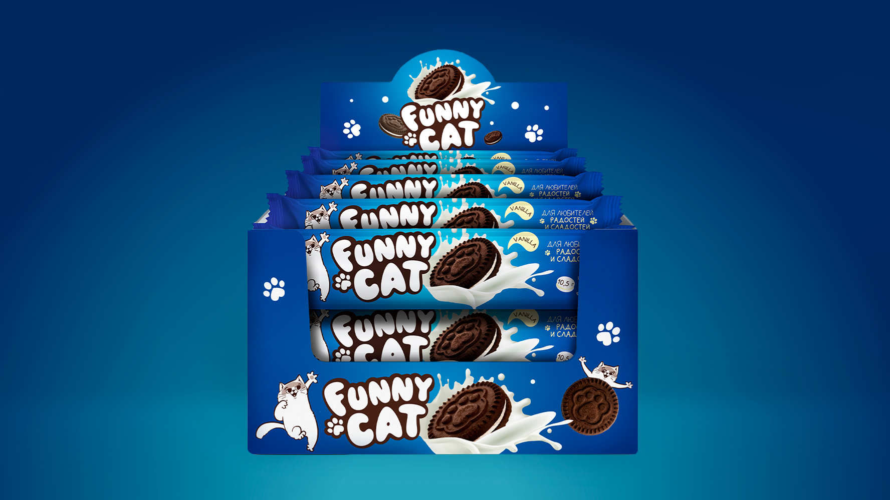 Редизайн печенья «Funny cat» от DS1 branding — Dprofile
