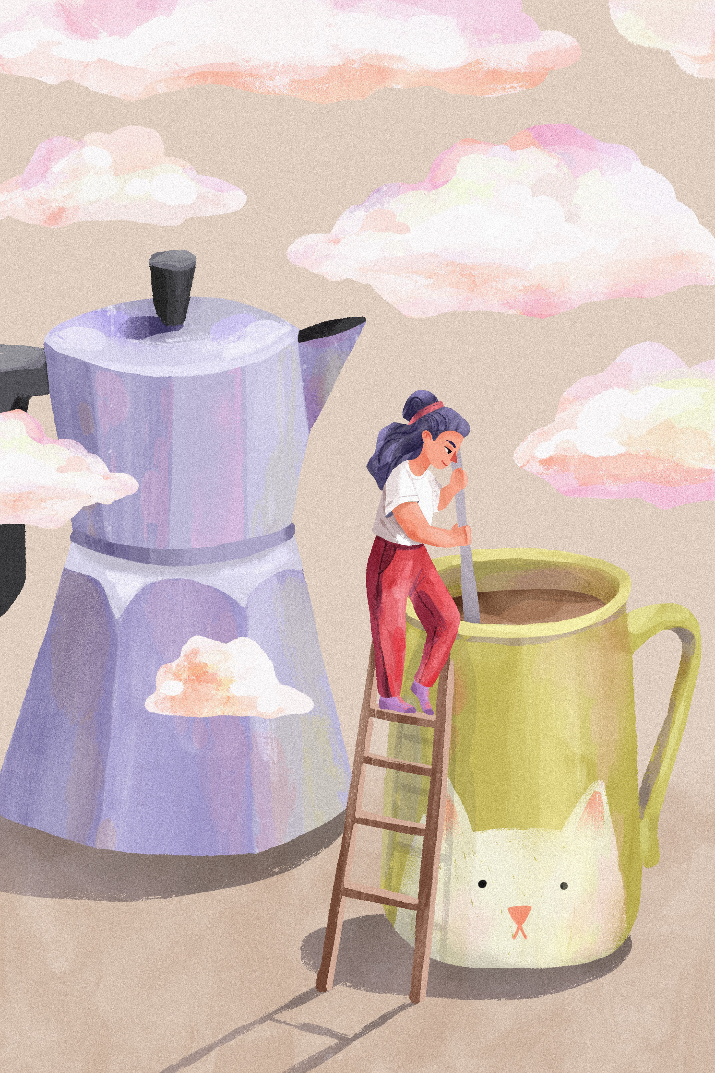 Серия иллюстраций для открыток — Изображение №20 — Иллюстрация, Графика на Dprofile