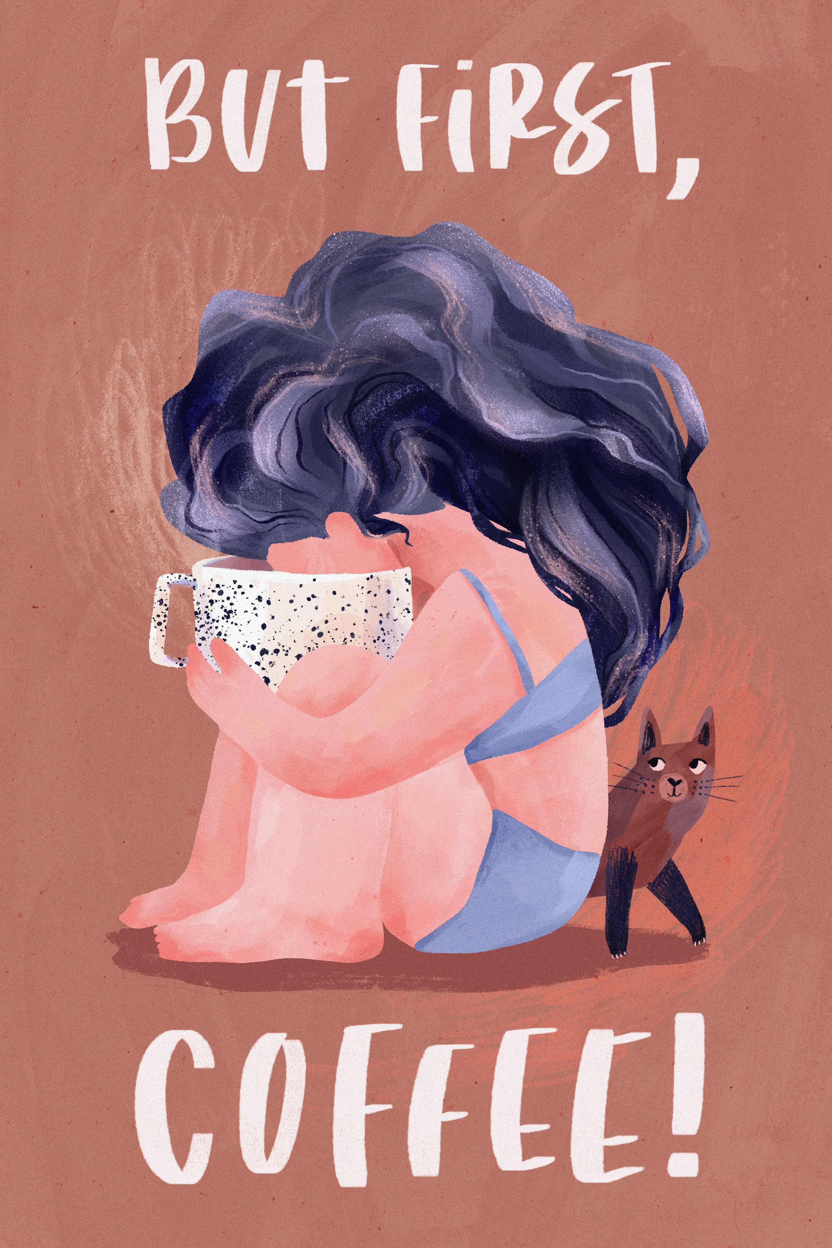 Серия иллюстраций для открыток — Изображение №18 — Иллюстрация, Графика на Dprofile