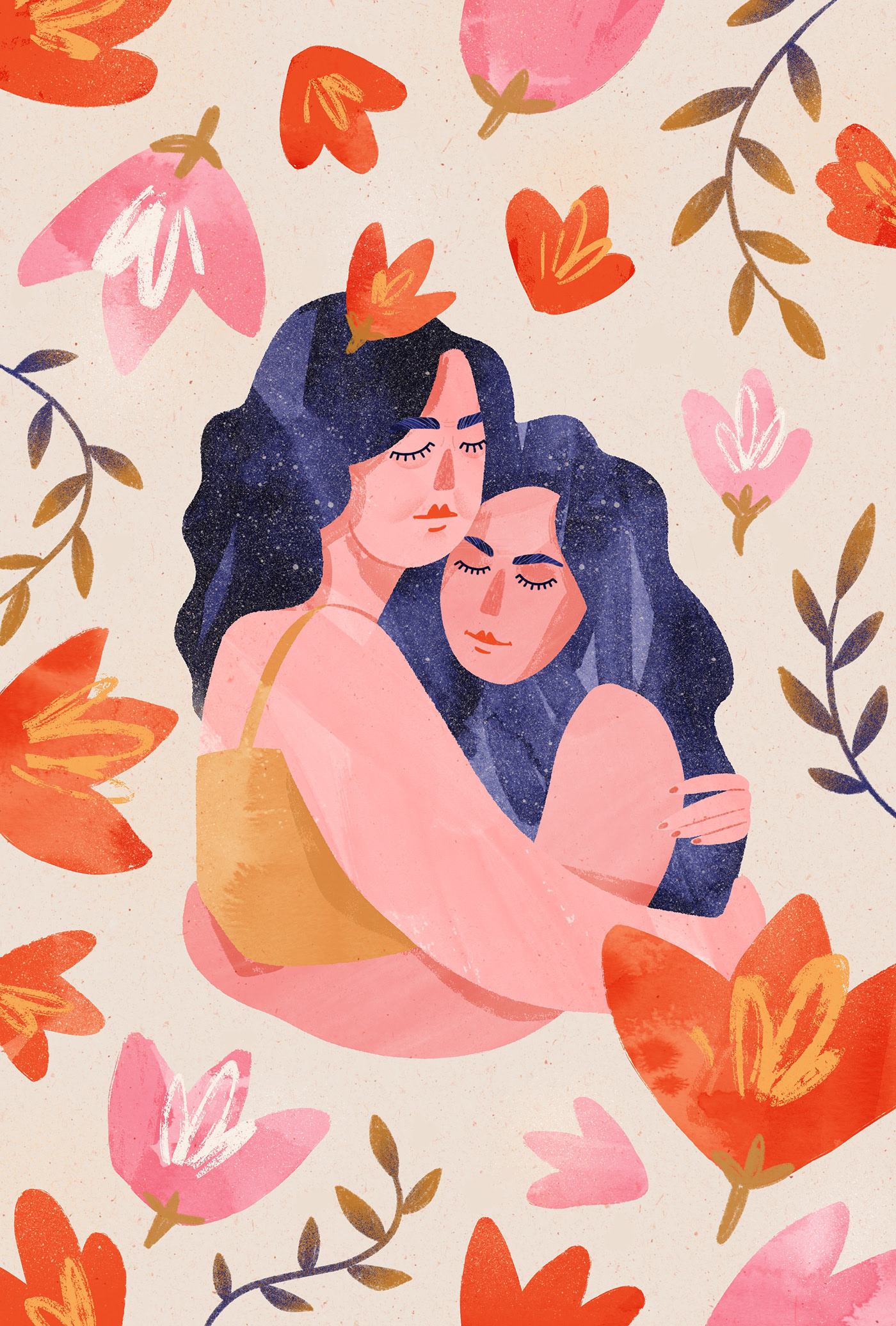 Серия иллюстраций для открыток — Изображение №3 — Иллюстрация, Графика на Dprofile