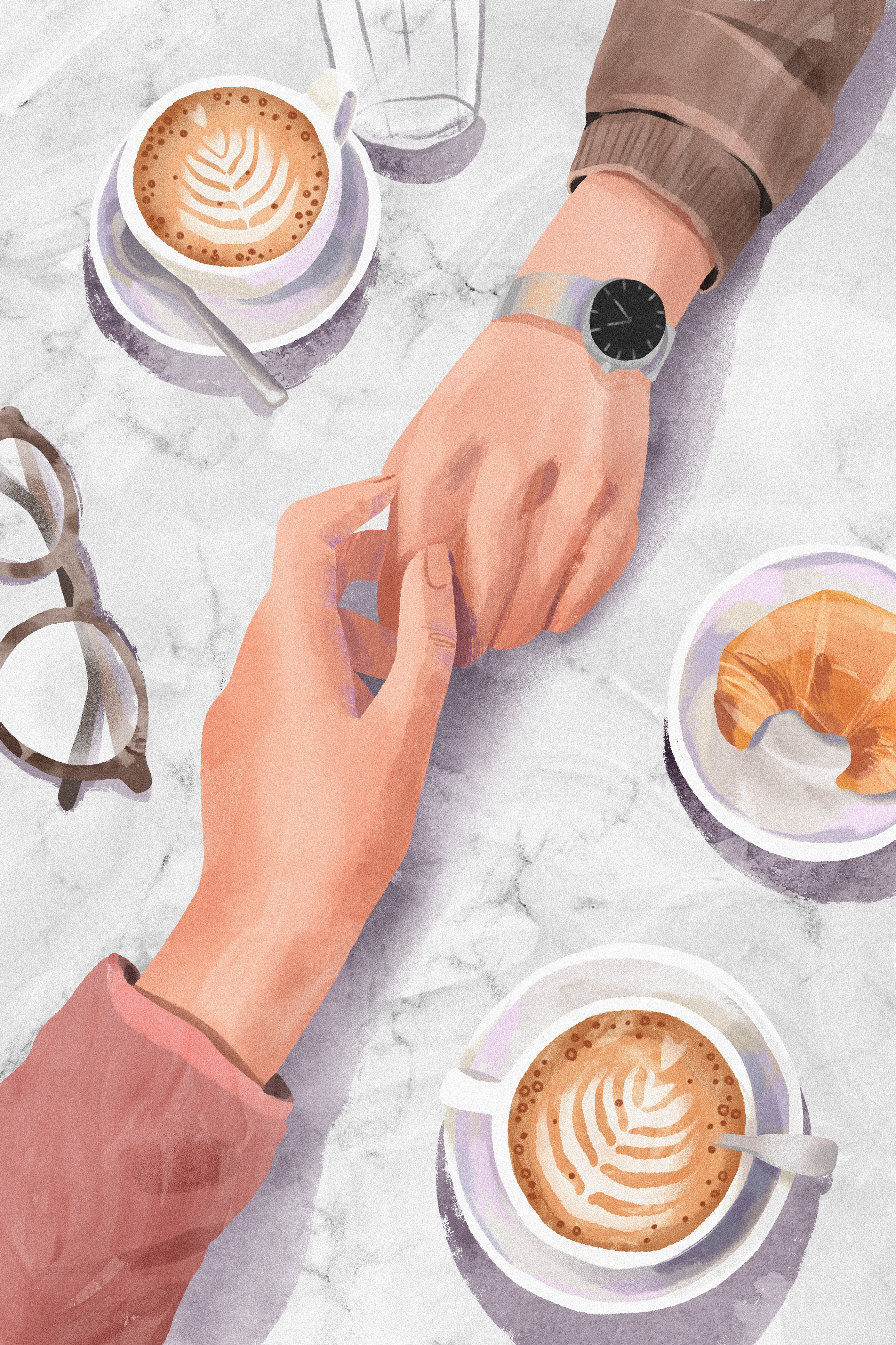 Серия иллюстраций для открыток — Изображение №14 — Иллюстрация, Графика на Dprofile