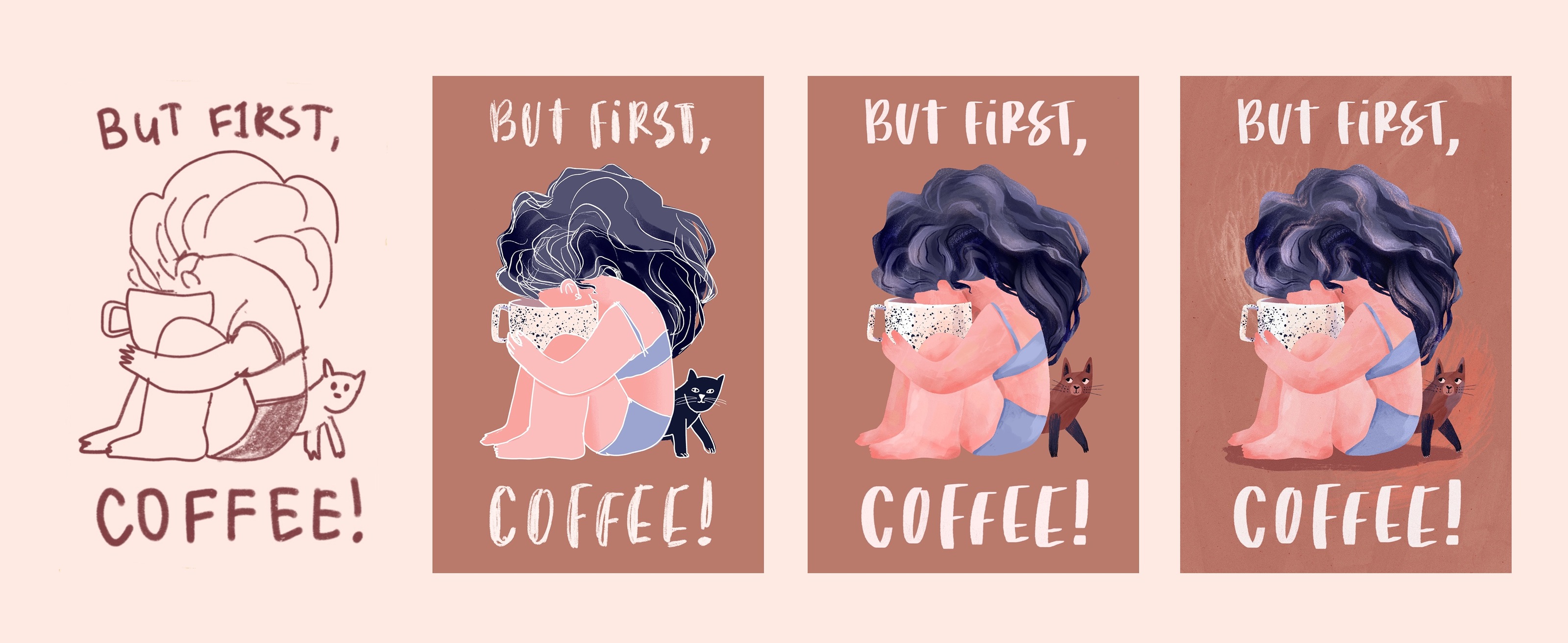 Серия иллюстраций для открыток — Изображение №16 — Иллюстрация, Графика на Dprofile