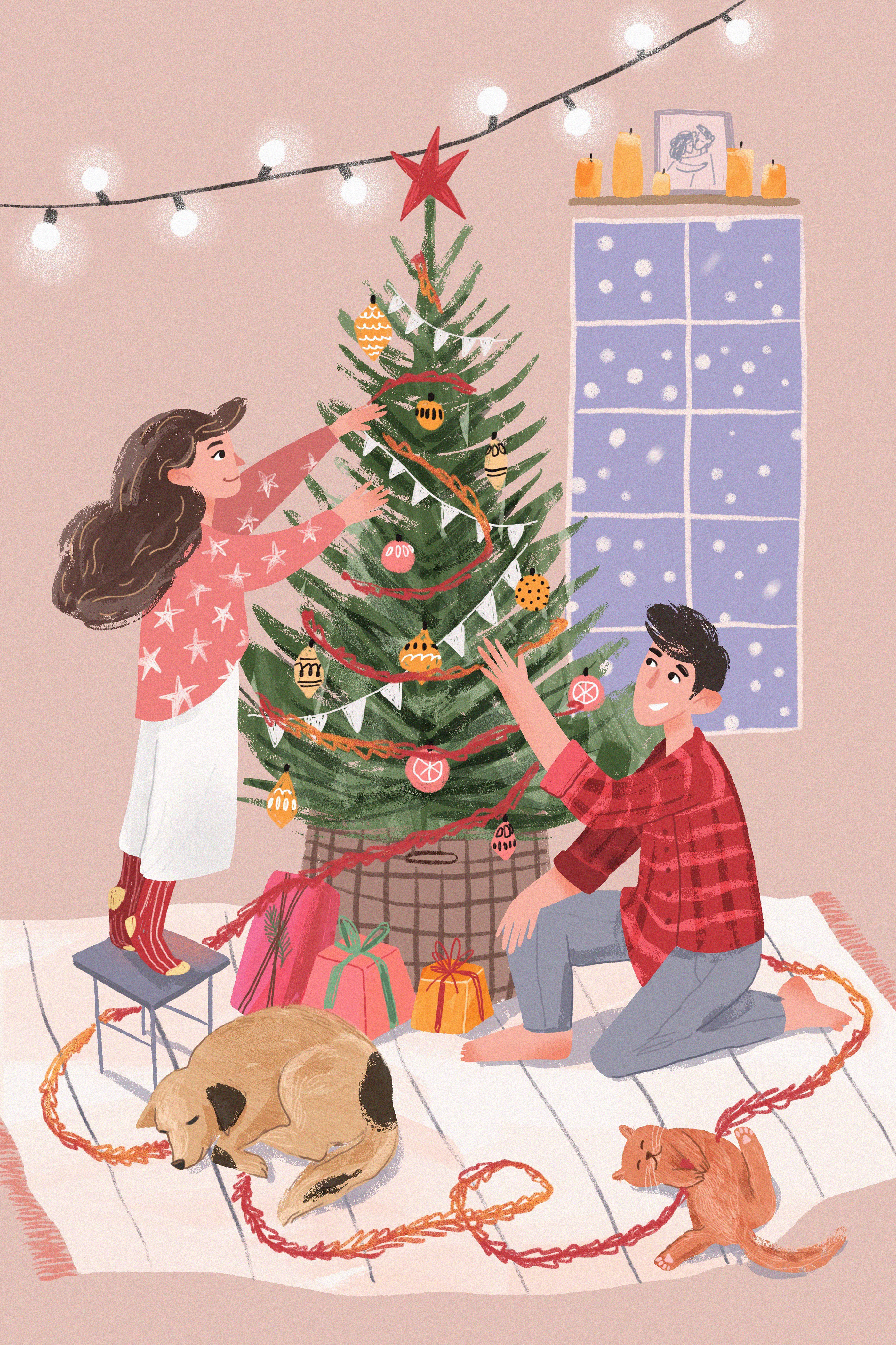 Серия иллюстраций для открыток — Изображение №27 — Иллюстрация, Графика на Dprofile