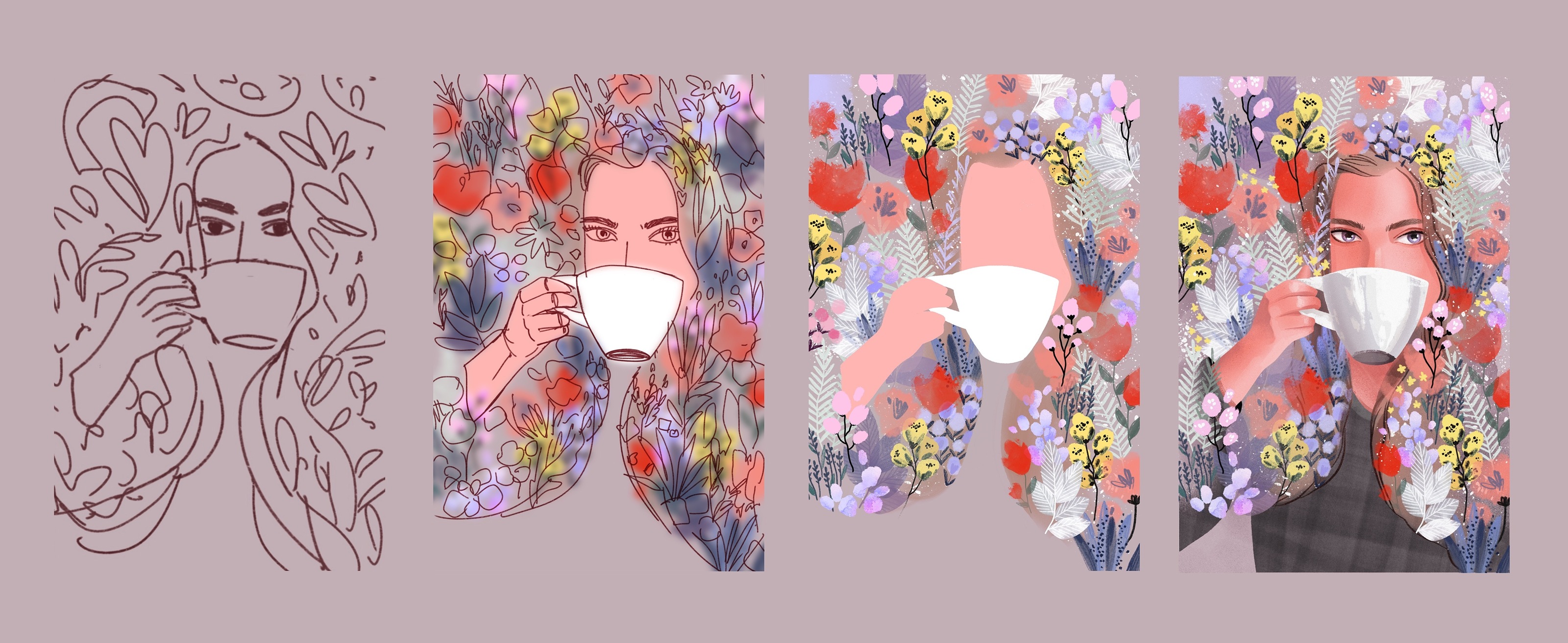 Серия иллюстраций для открыток — Изображение №11 — Иллюстрация, Графика на Dprofile