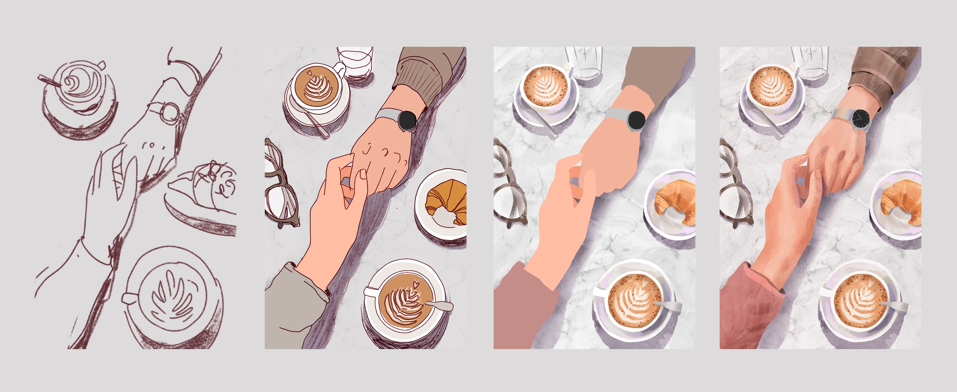 Серия иллюстраций для открыток — Изображение №15 — Иллюстрация, Графика на Dprofile