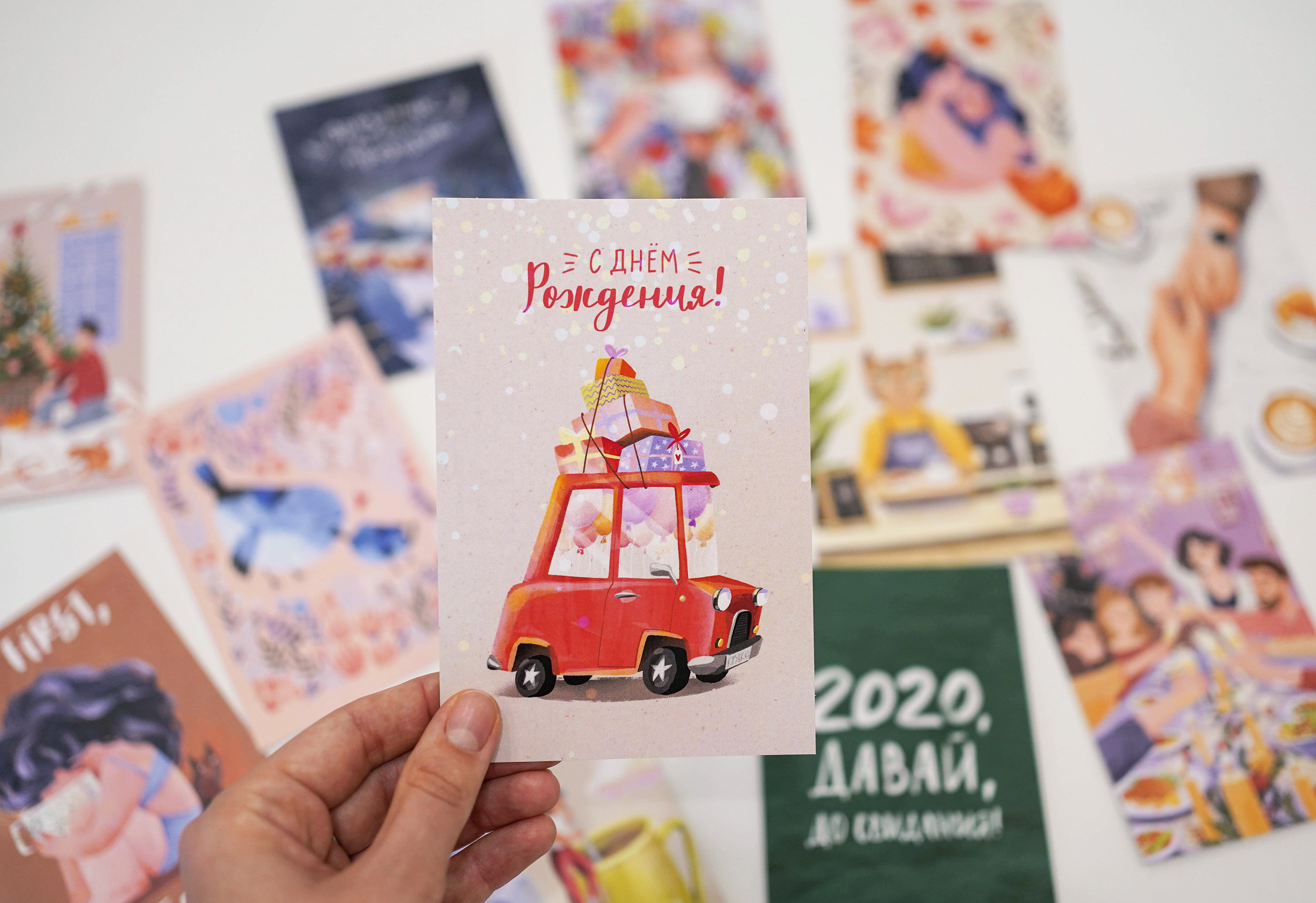 Серия иллюстраций для открыток — Изображение №9 — Иллюстрация, Графика на Dprofile