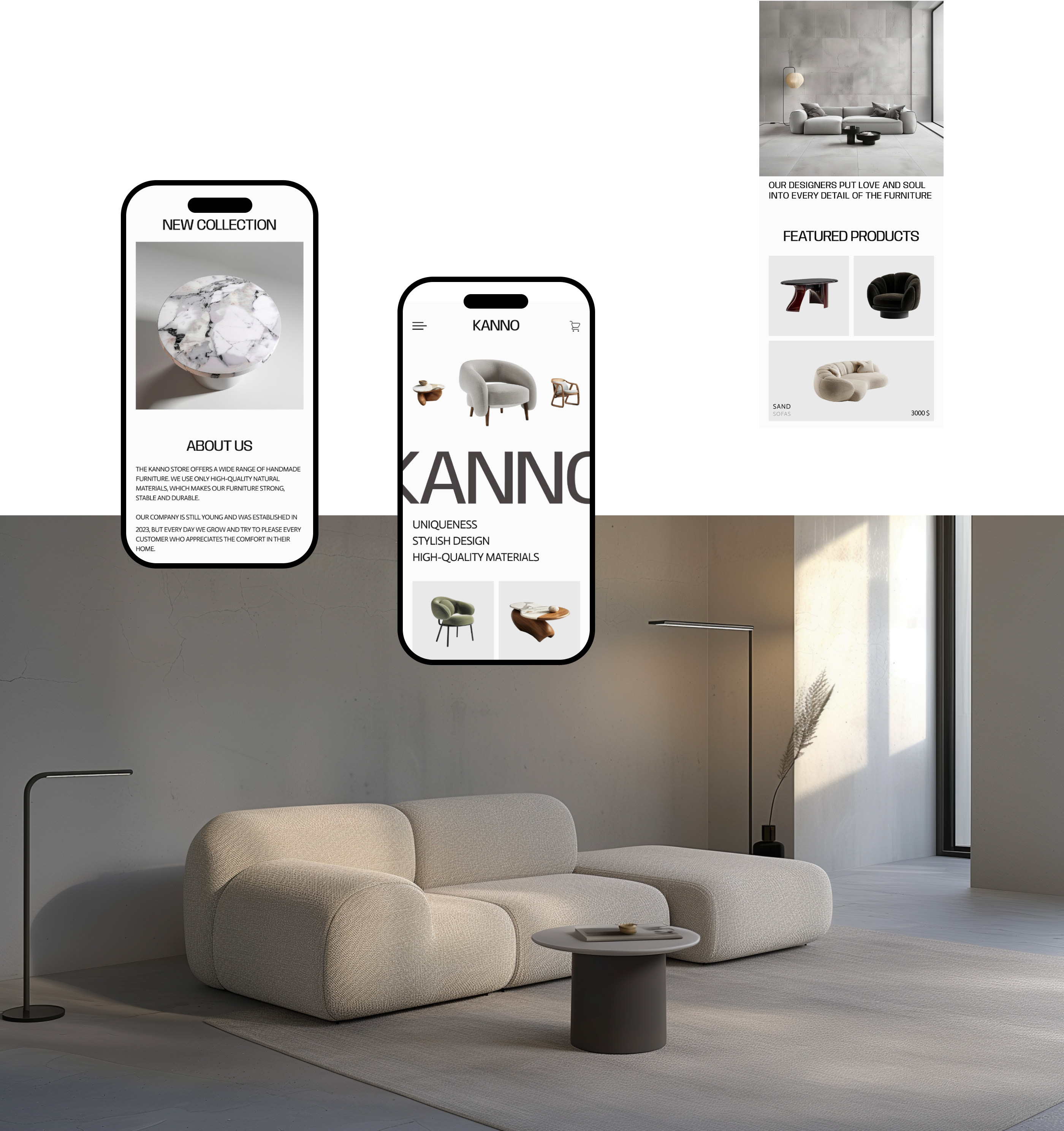 KANNO | Website concept — Изображение №3 — Интерфейсы на Dprofile