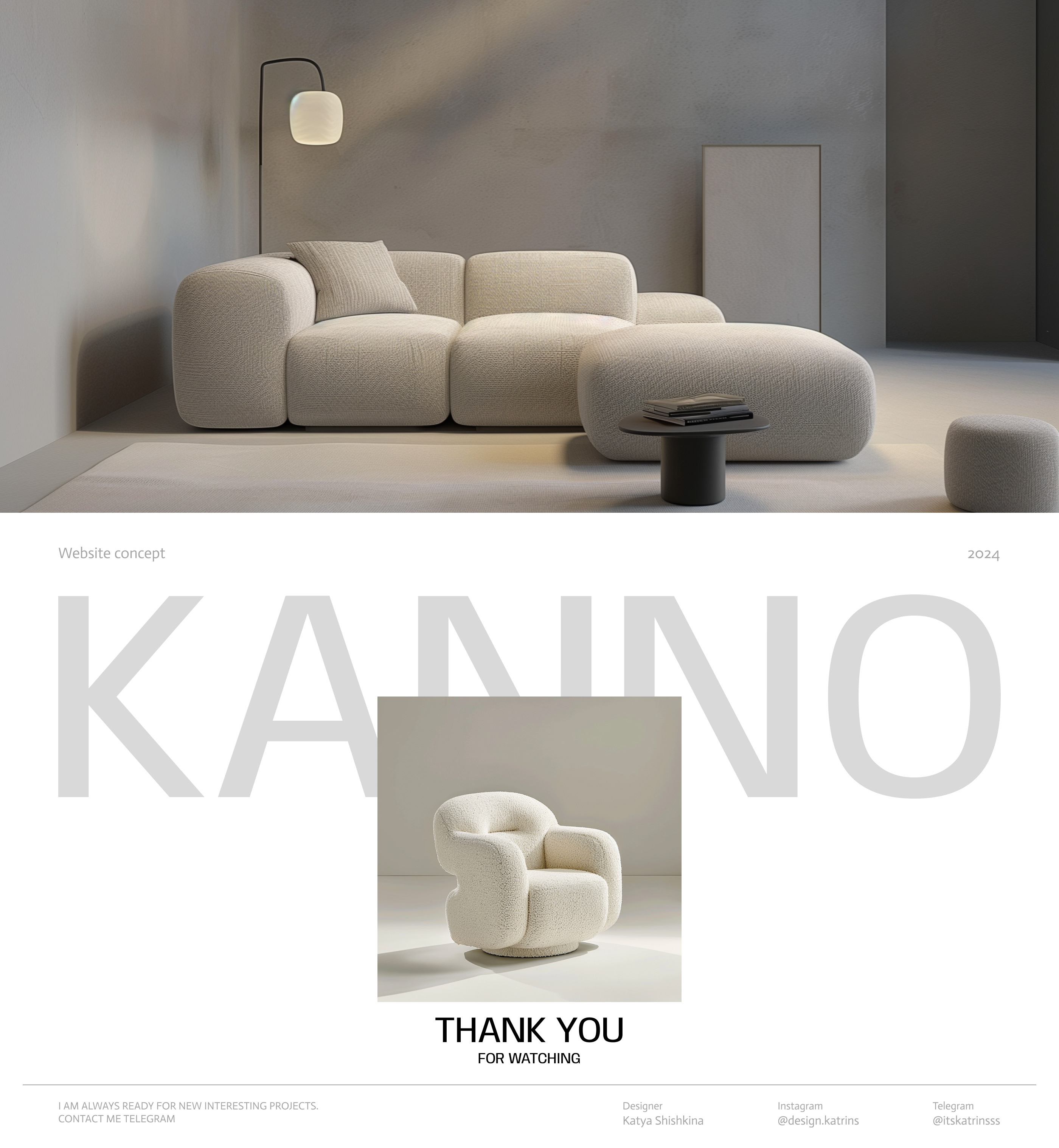 KANNO | Website concept — Изображение №9 — Интерфейсы на Dprofile