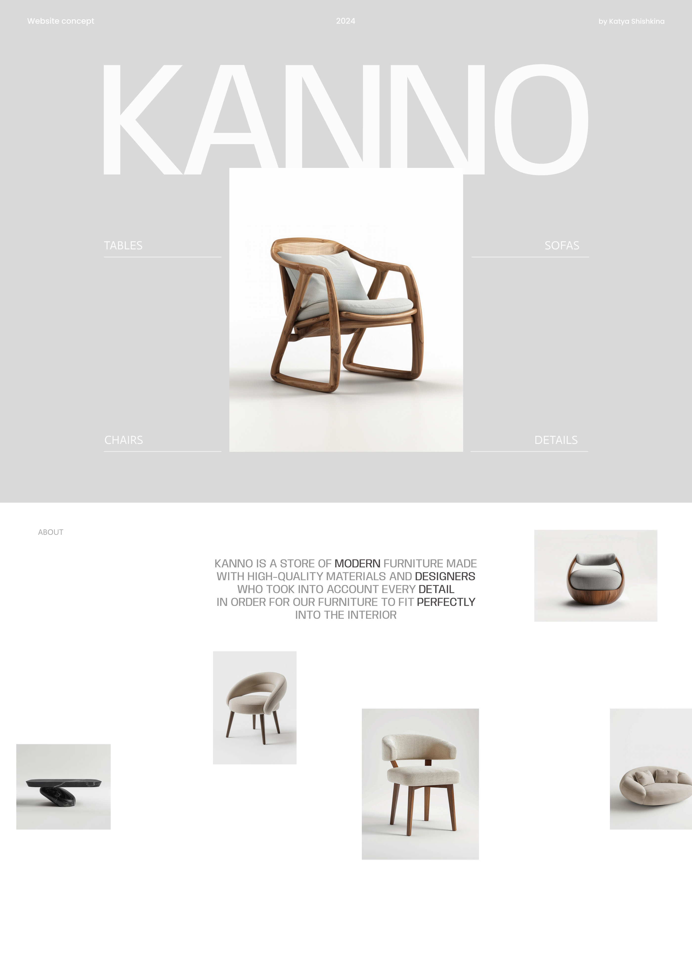 KANNO | Website concept — Изображение №1 — Интерфейсы на Dprofile