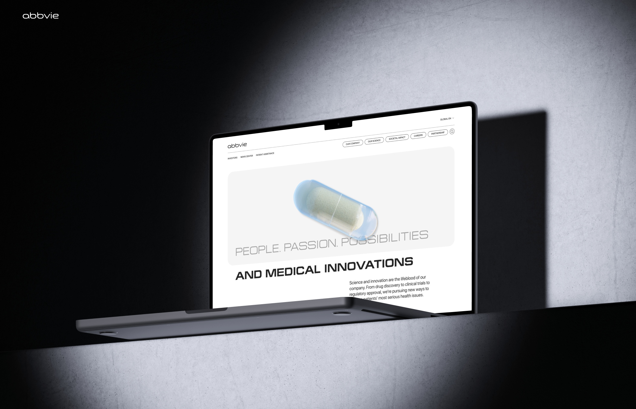 Abbvie — Изображение №1 — Интерфейсы, Брендинг на Dprofile