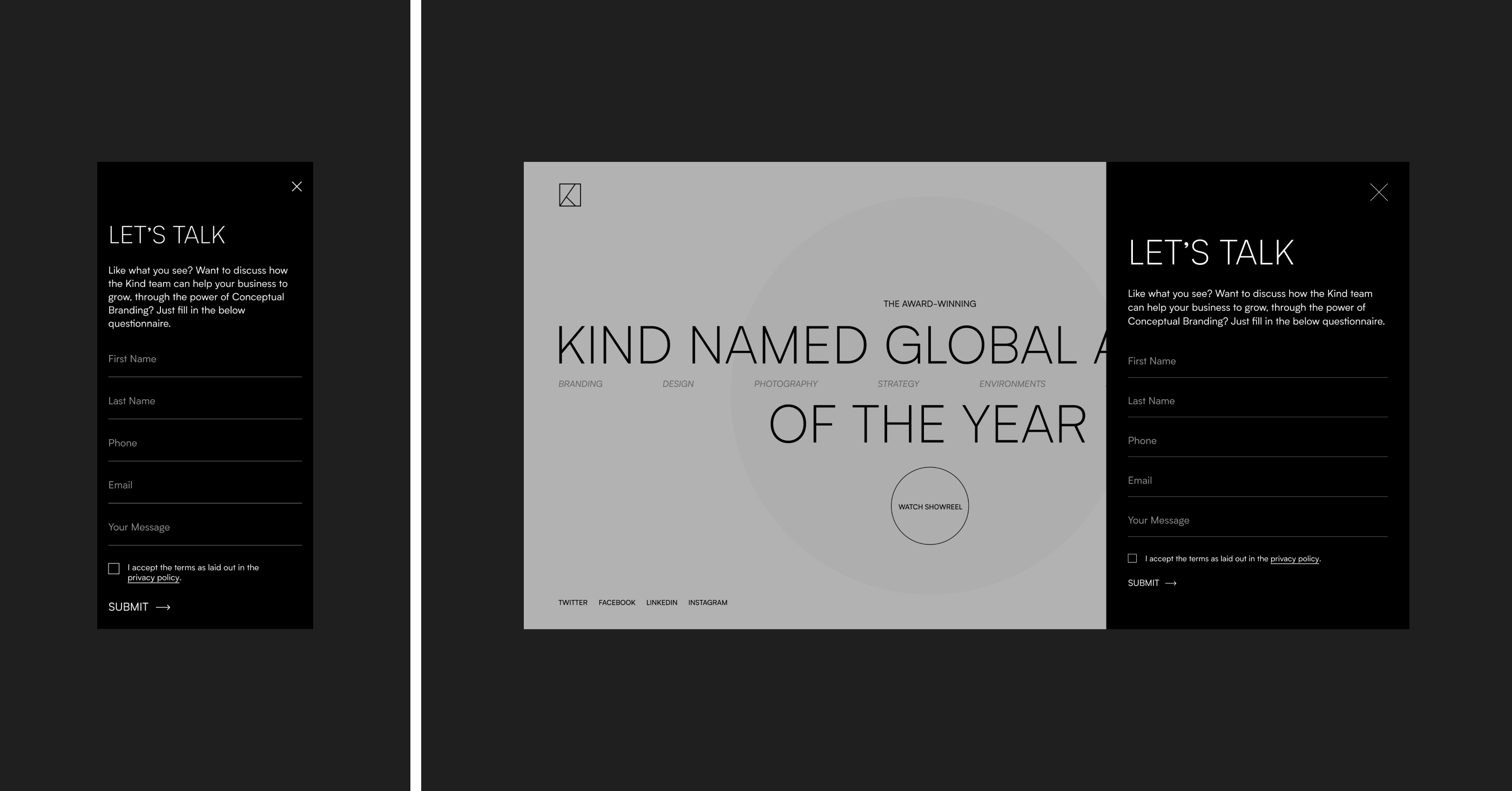 KIND — Изображение №2 — Интерфейсы, Брендинг на Dprofile