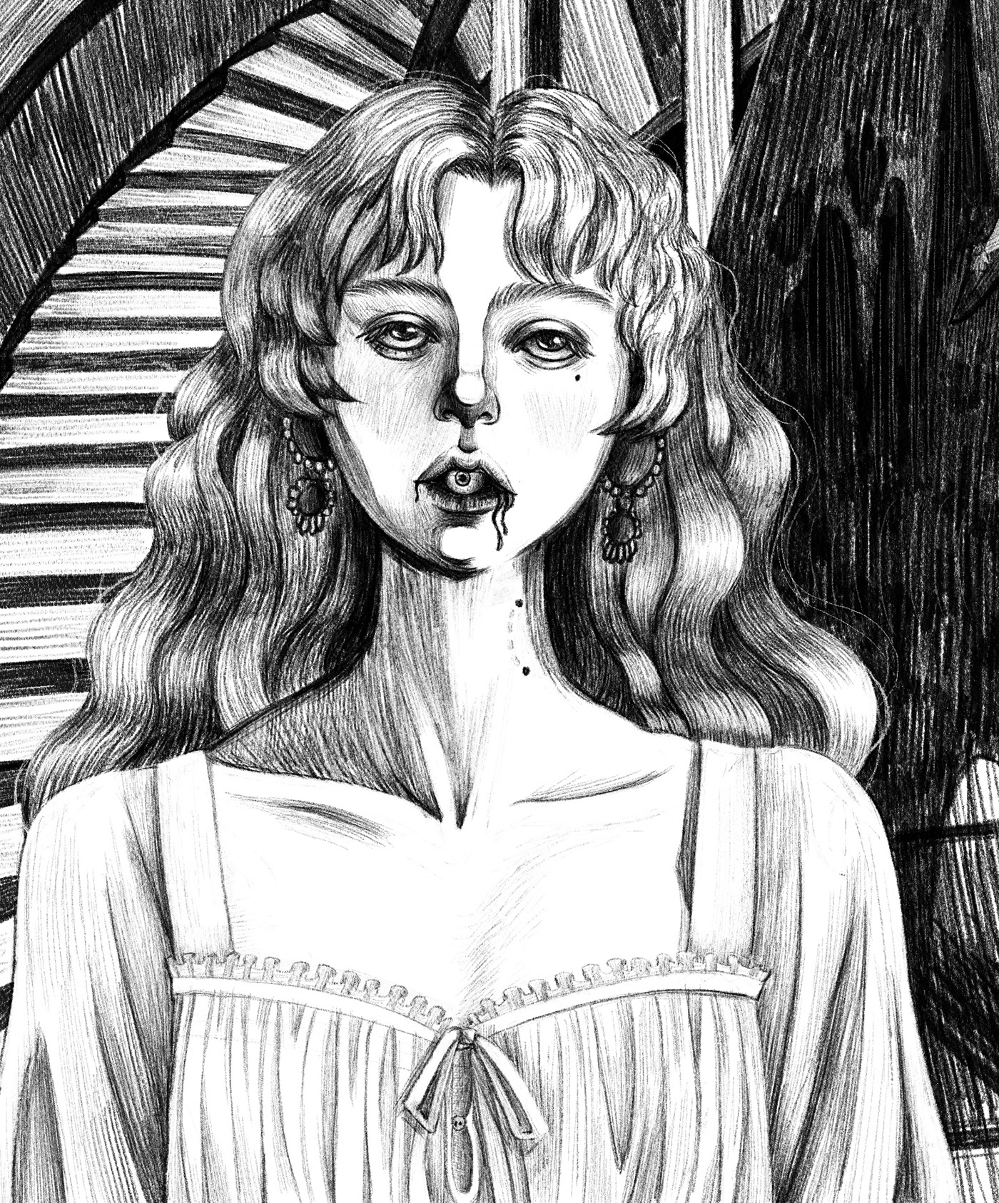 Vampire book illustration — Изображение №1 — Иллюстрация, Графика на Dprofile