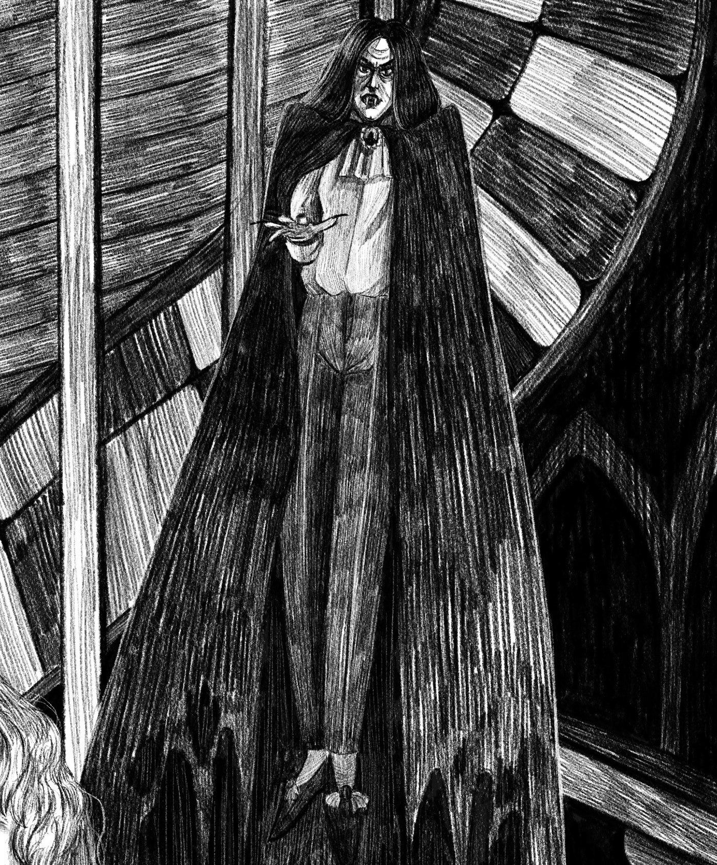 Vampire book illustration — Изображение №2 — Иллюстрация, Графика на Dprofile
