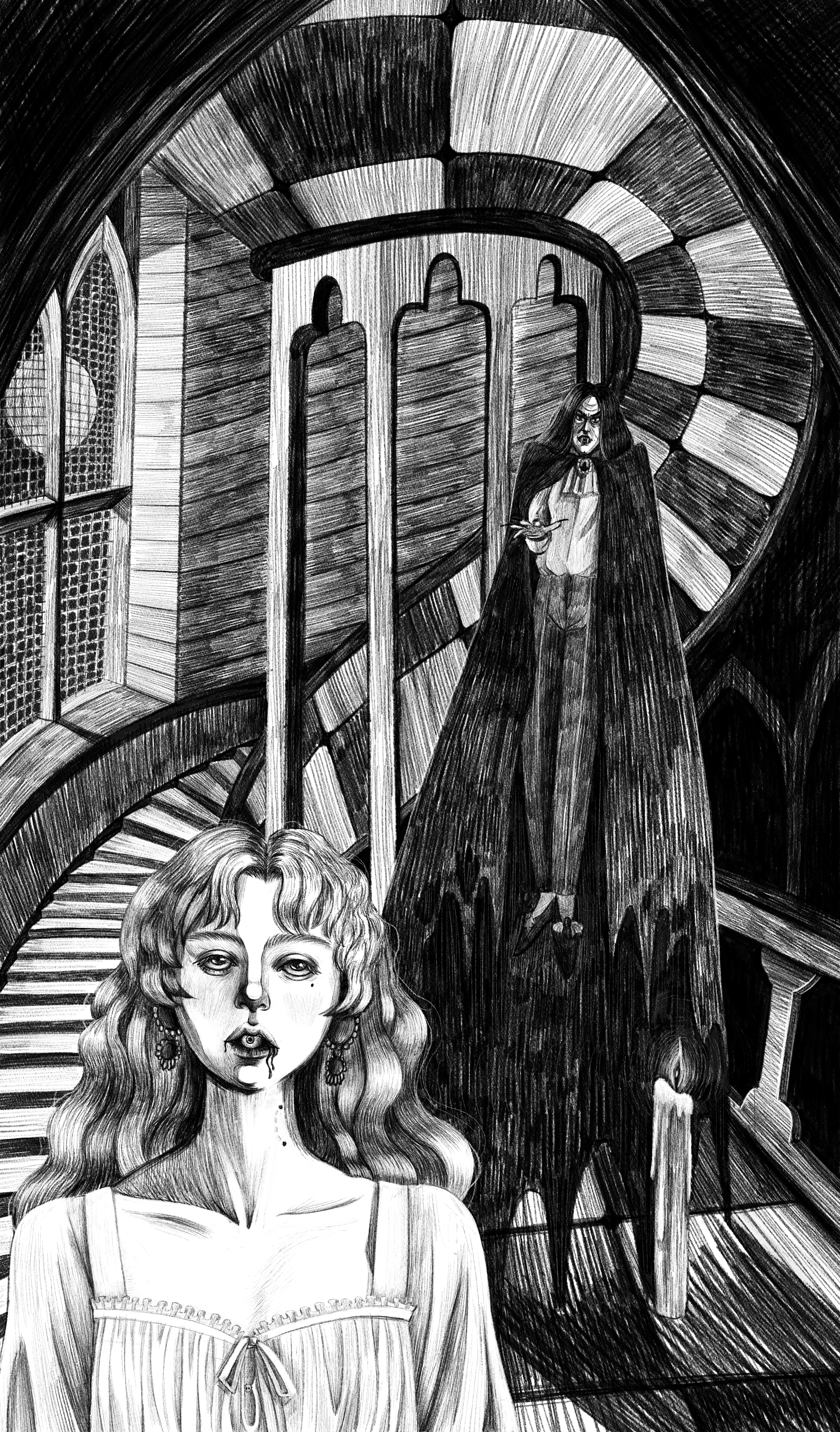 Vampire book illustration — Изображение №5 — Иллюстрация, Графика на Dprofile
