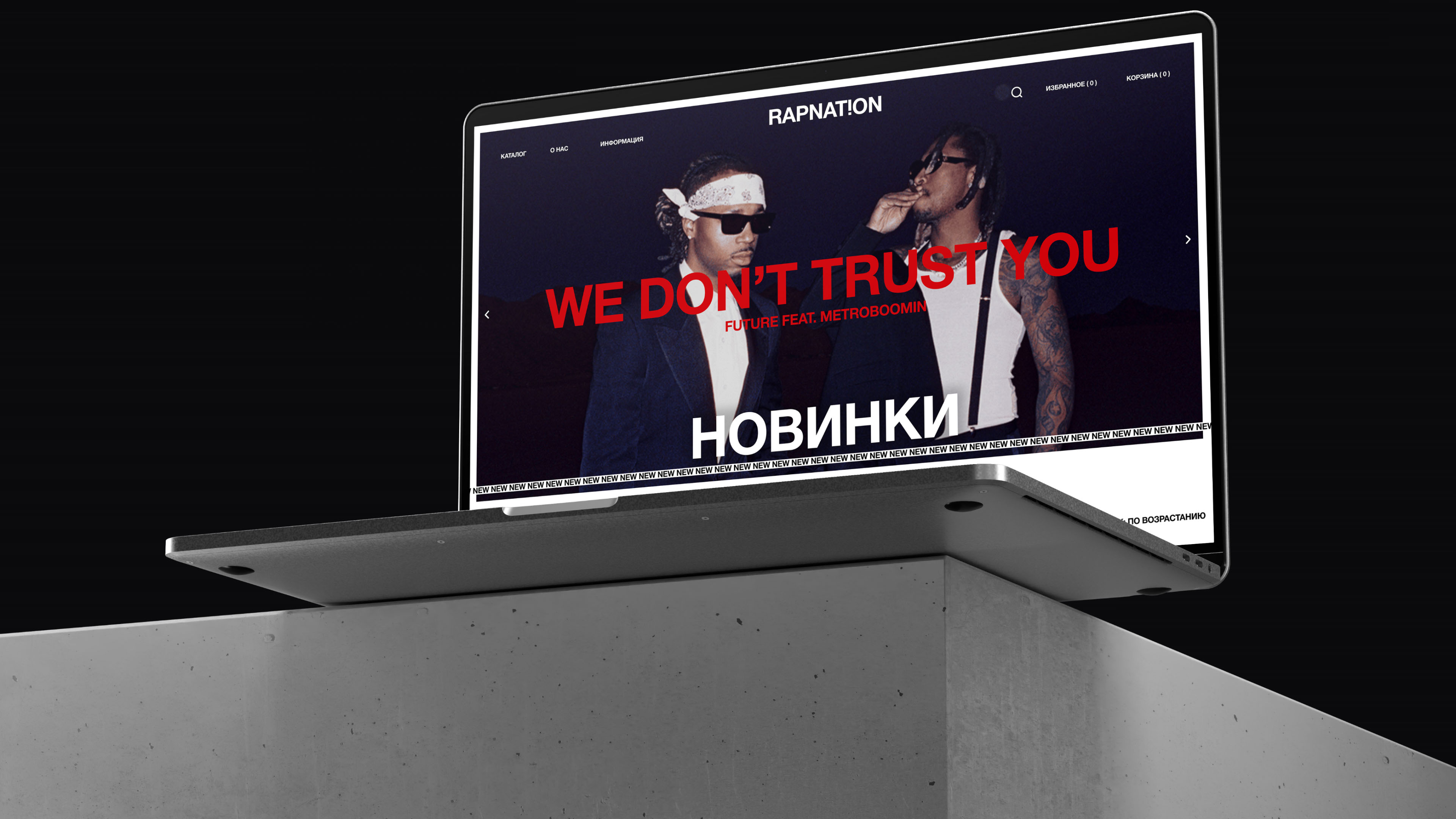 RAPNATION: многостраничный сайт для магазина рэп-мерча — Изображение №17 — Интерфейсы, Брендинг на Dprofile