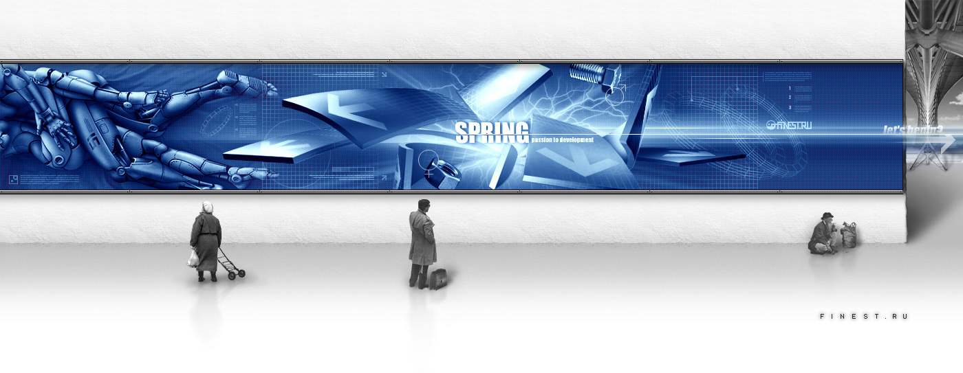 «Spring» designer promo project — Изображение №1 — Интерфейсы, Графика на Dprofile