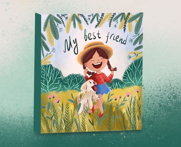 My best friend — Иллюстрация на Dprofile