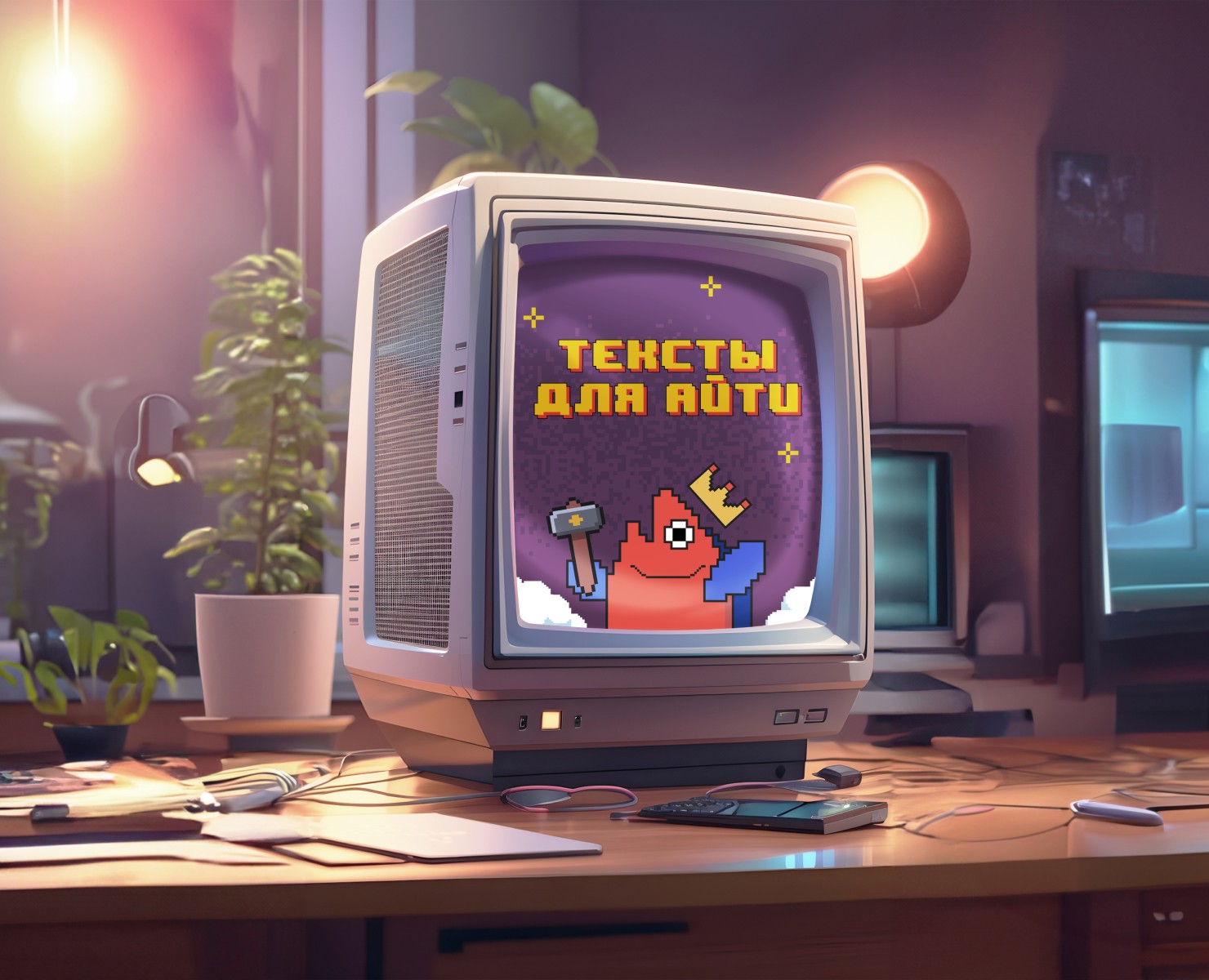Тексты для IT — лендинг курса — Интерфейсы, Иллюстрация на Dprofile
