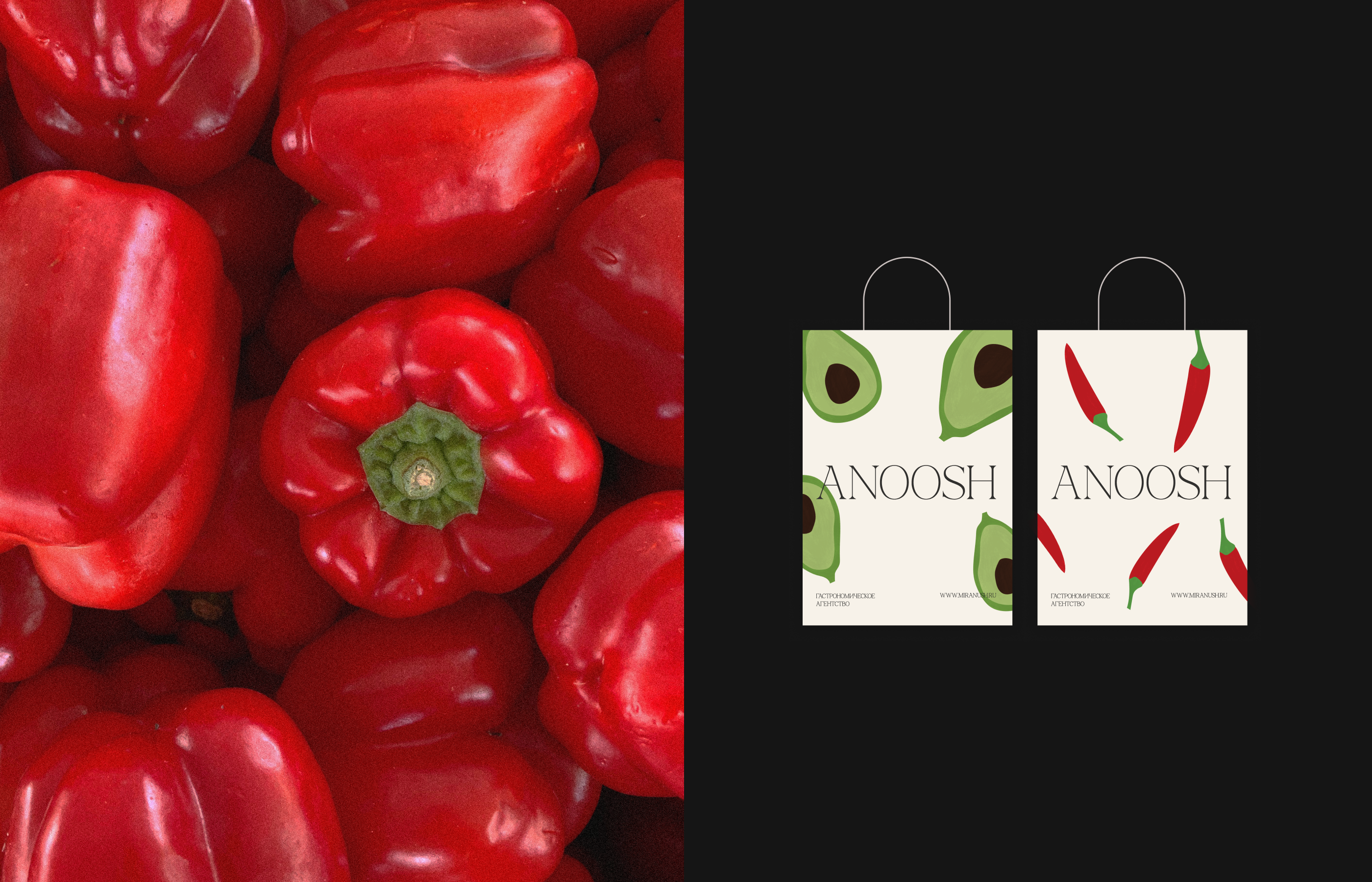 ANOOSH GASTROAGENCY / BRAND IDENTITY — Изображение №3 — Брендинг на Dprofile