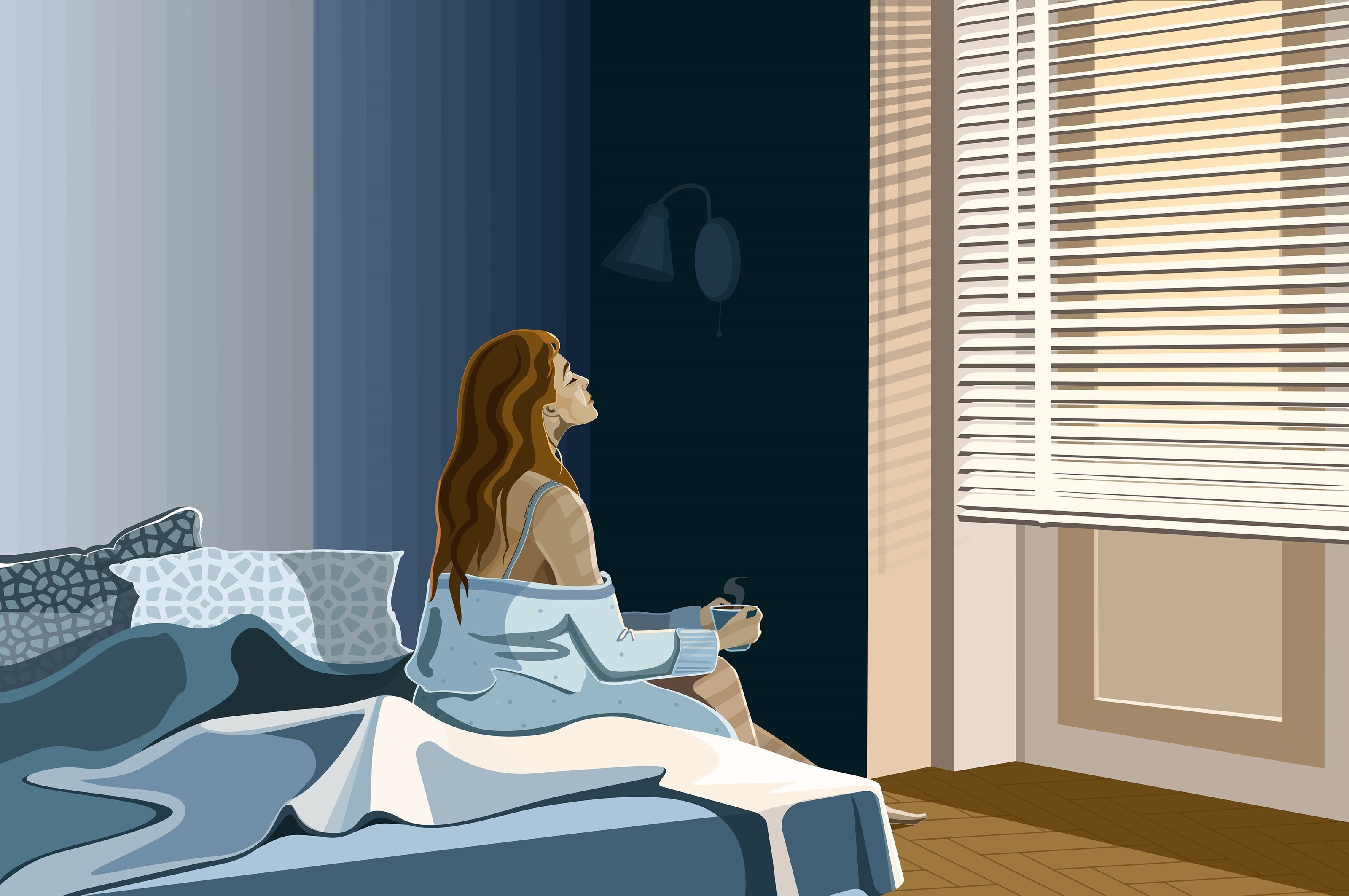 The beginning of a new day — Изображение №3 — Иллюстрация на Dprofile