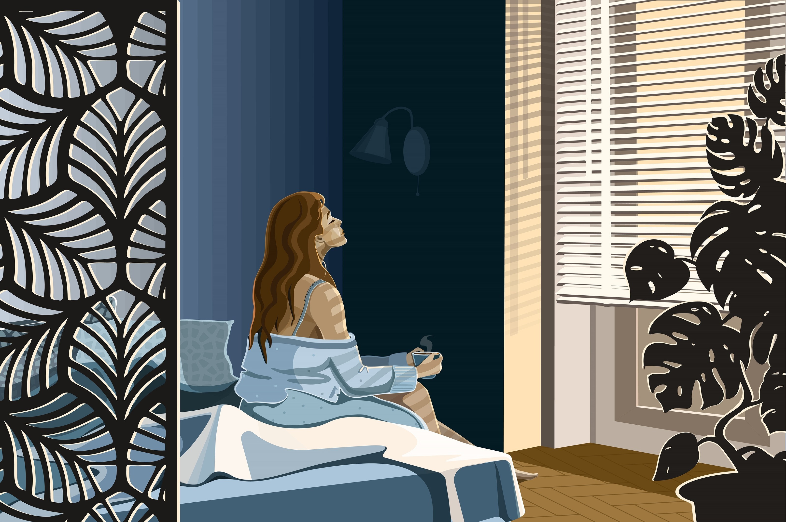 The beginning of a new day — Изображение №1 — Иллюстрация на Dprofile