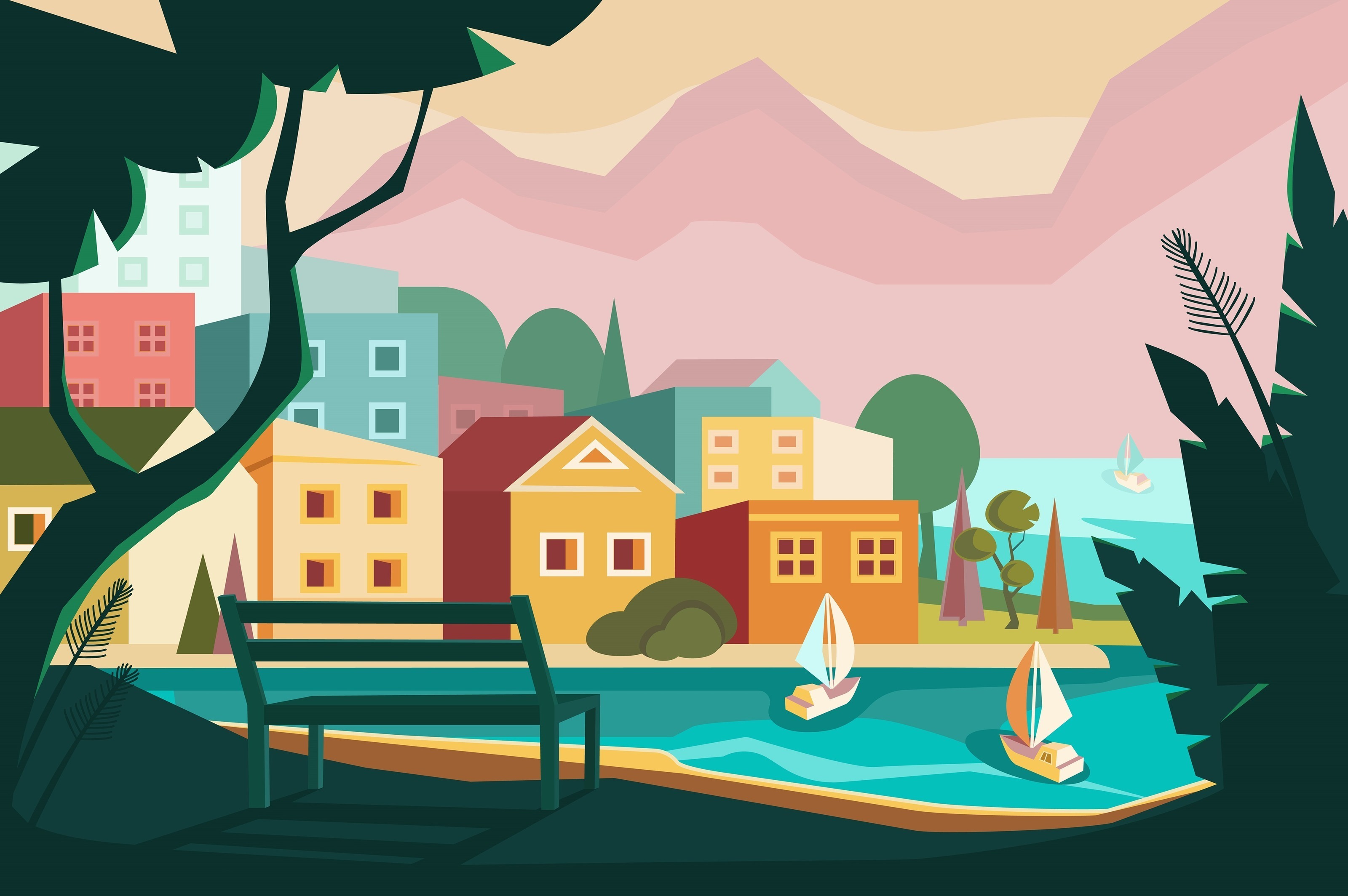 Serene rest — Изображение №3 — Иллюстрация на Dprofile