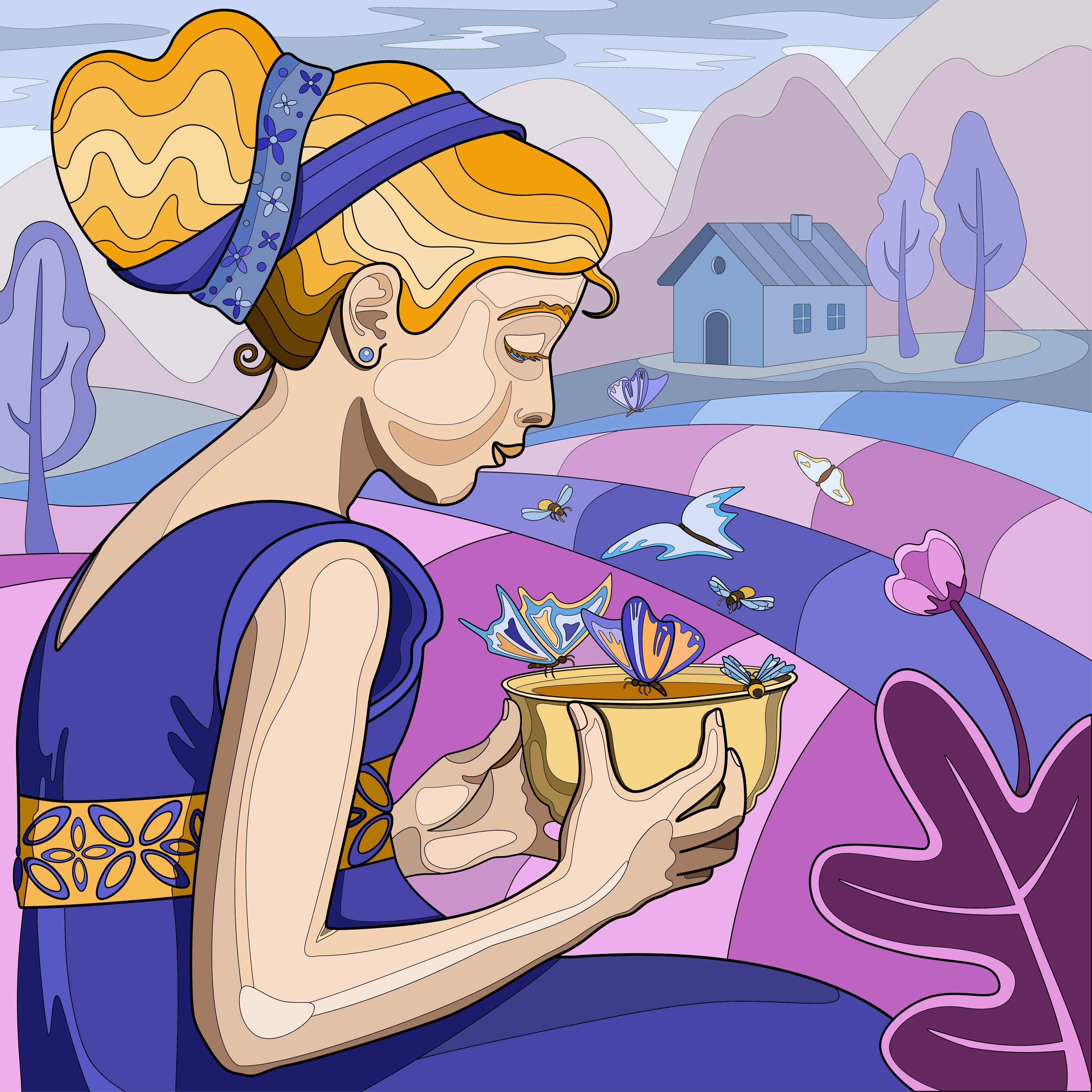Сoloring pages — Изображение №3 — Иллюстрация на Dprofile