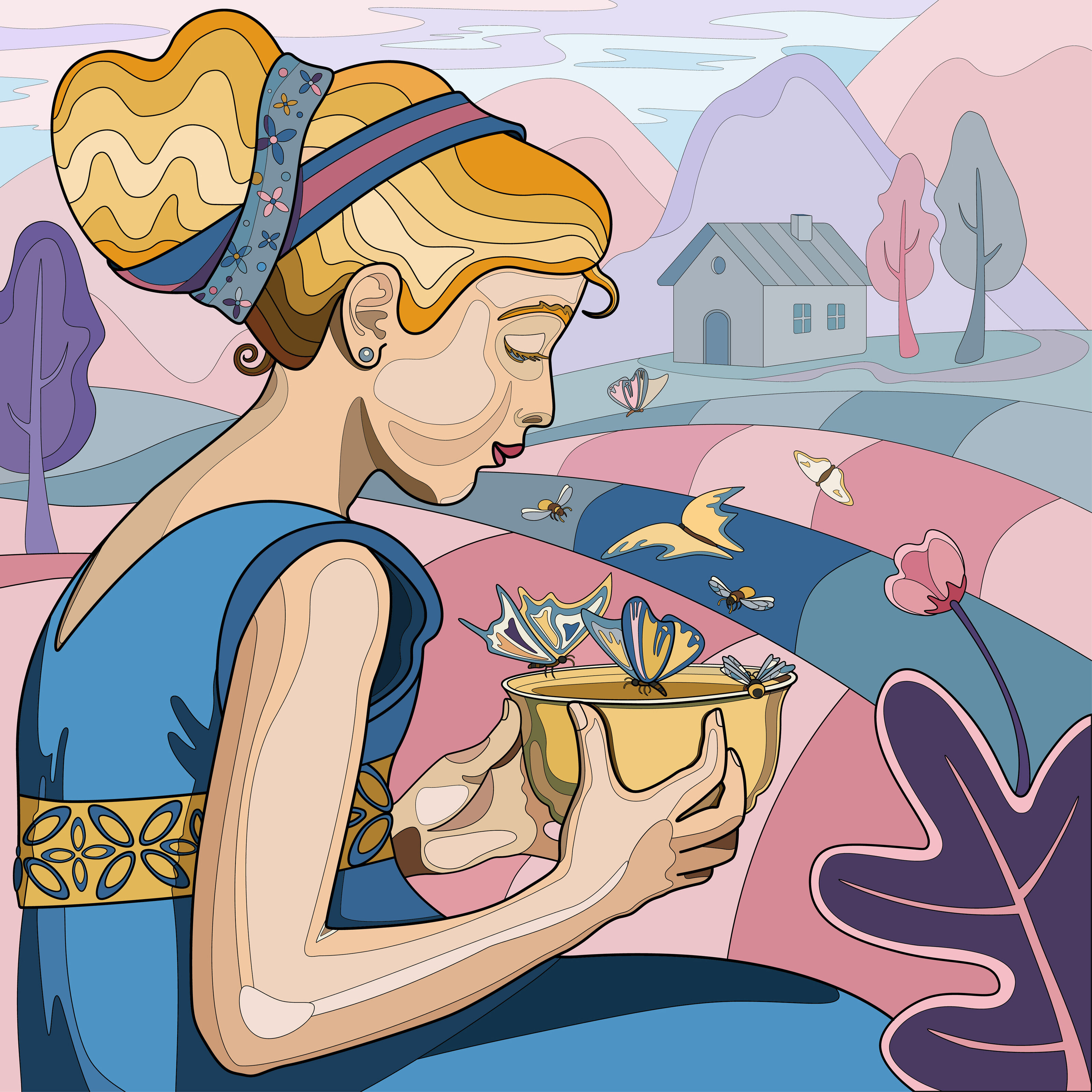 Сoloring pages — Изображение №4 — Иллюстрация на Dprofile