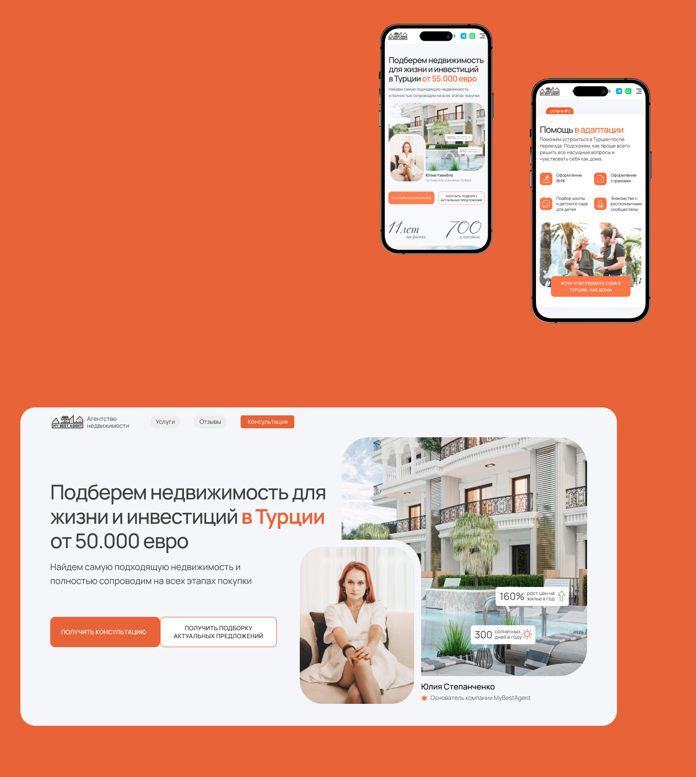 Лендинг по продаже недвижимости в Турции — Изображение №4 — Интерфейсы на Dprofile