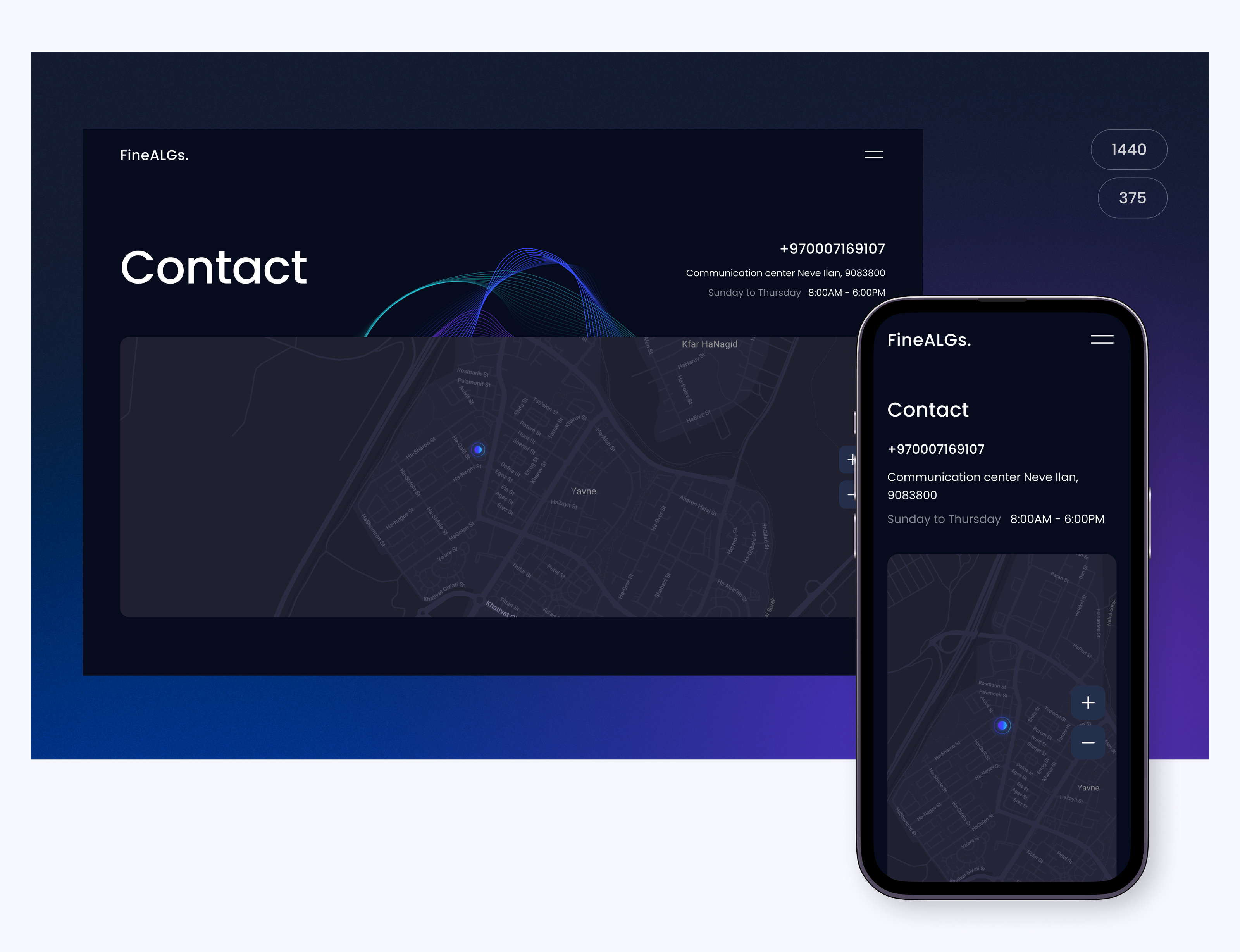 FineALGs. Website design — Изображение №9 — Интерфейсы на Dprofile