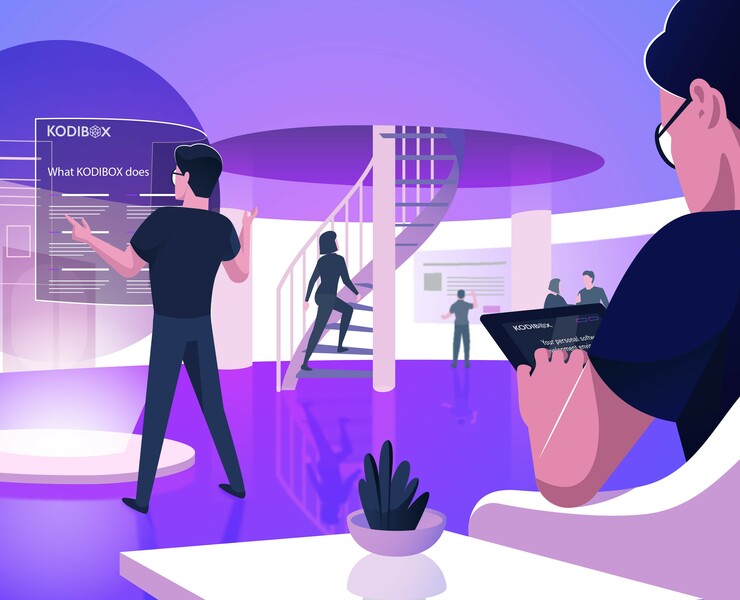 Kodibox 2 explainer video на Dprofile