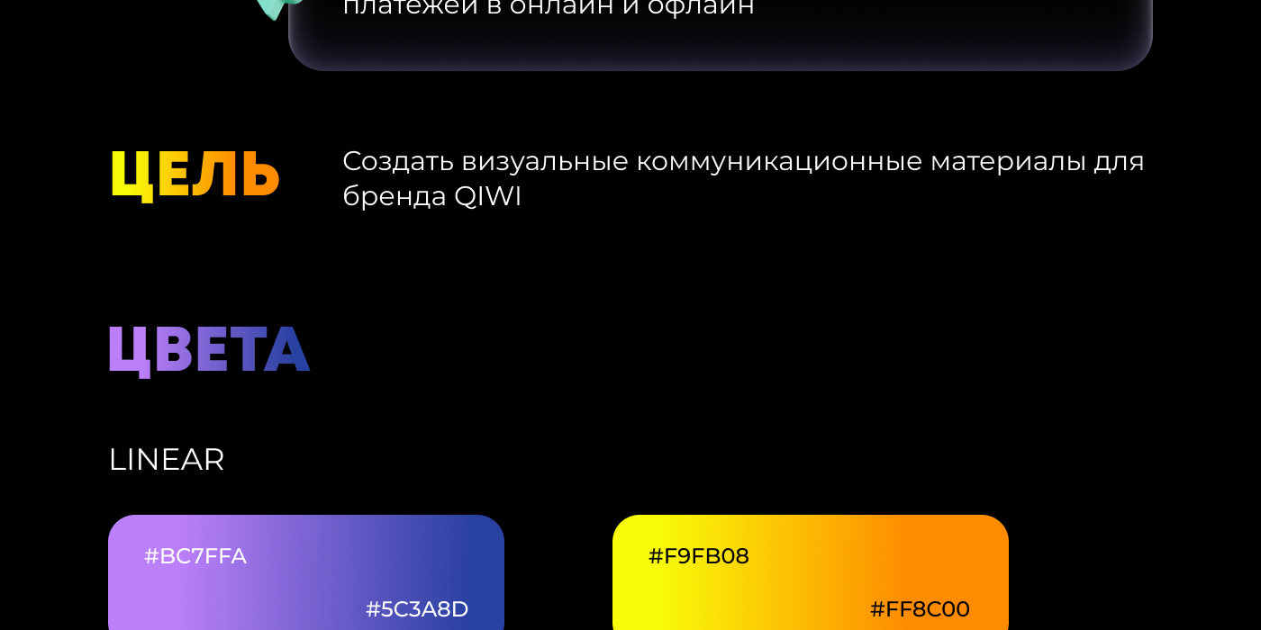 Лендинг для Qiwi — Изображение №3 — Брендинг, Интерфейсы на Dprofile