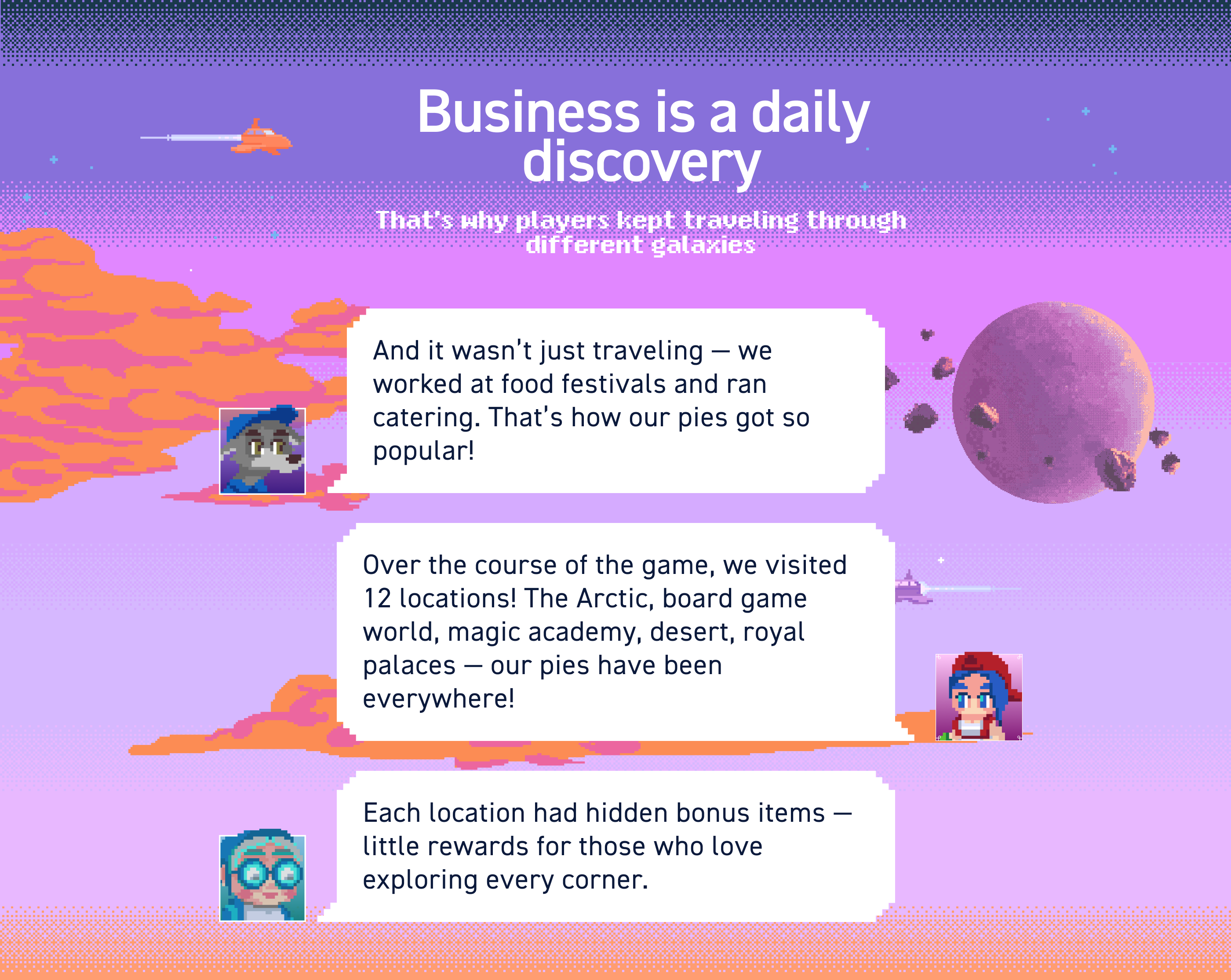 Звездный Бизнес: онбординговая игра — Изображение №8 — Интерфейсы, Иллюстрация на Dprofile