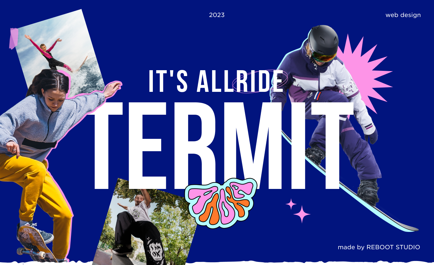 TERMIT — landing page — Изображение №1 — Интерфейсы, Иллюстрация на Dprofile
