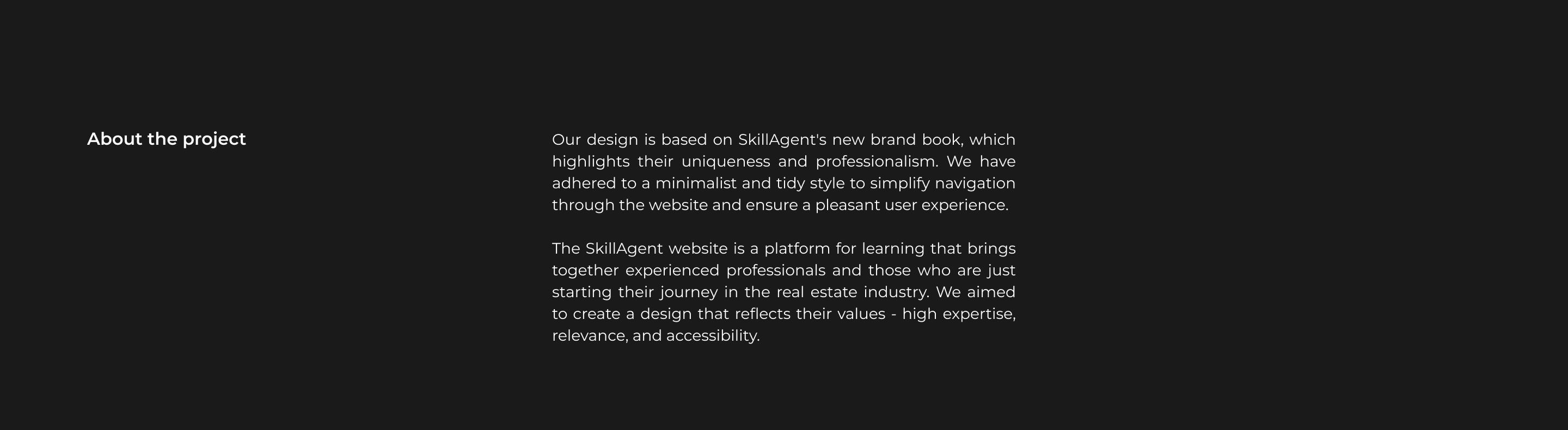 SkillAgent — Landing page — Изображение №2 — Интерфейсы на Dprofile